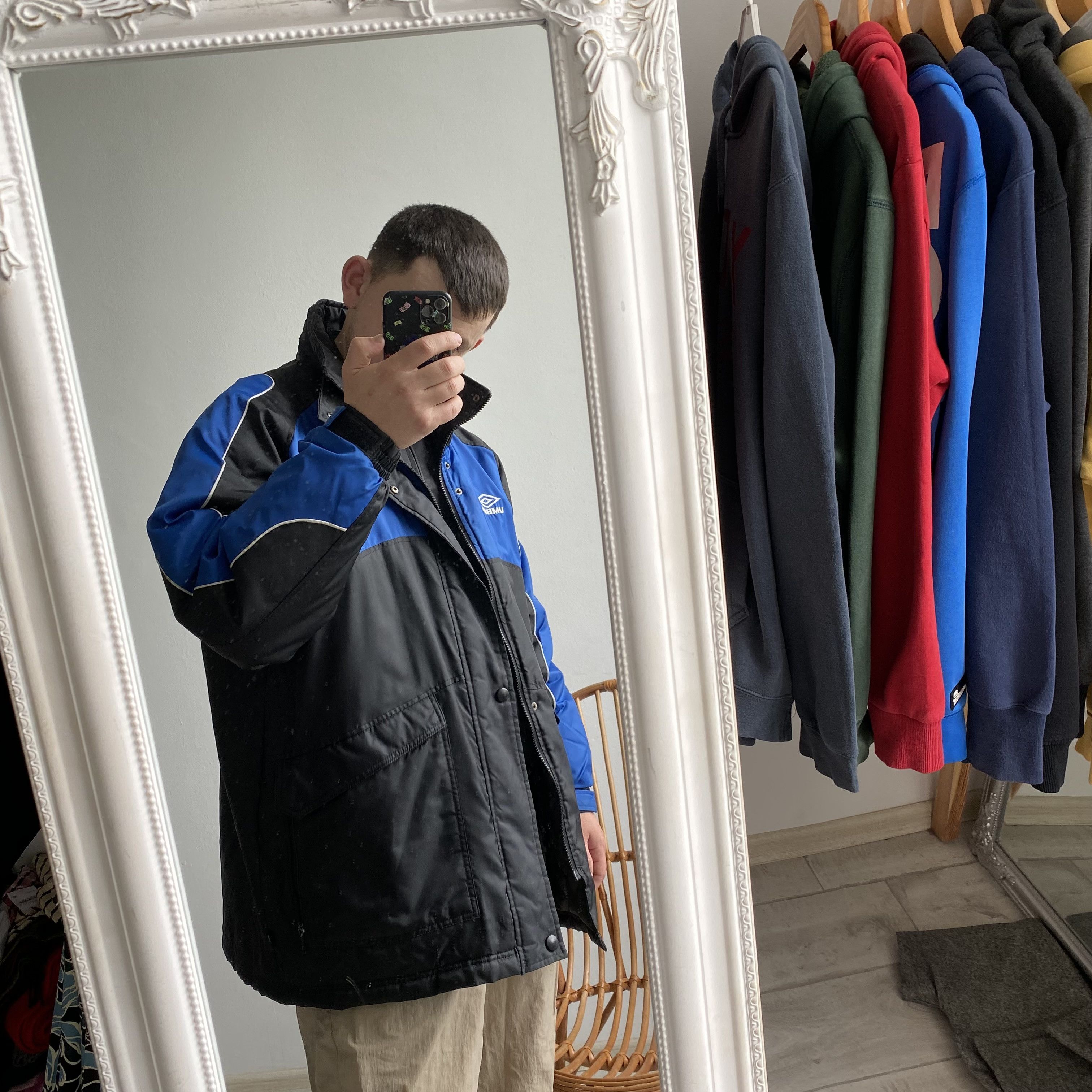 Umbro Vintage 90s Umbro Puffer Jacket Chelsea Football team Size US M / EU 48-50 / 2 - 12 Thumbnail
