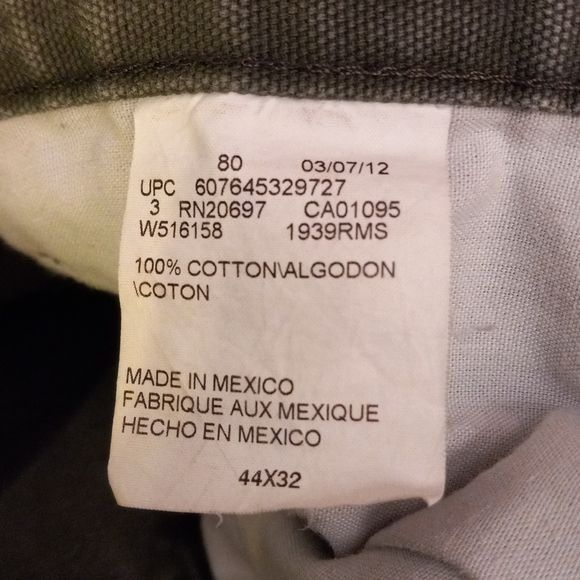 Dickies Dickies Mens Green Cotton Work Pants 44x32 With Pockets Butt Size US 44 / EU 60 - 13 Thumbnail