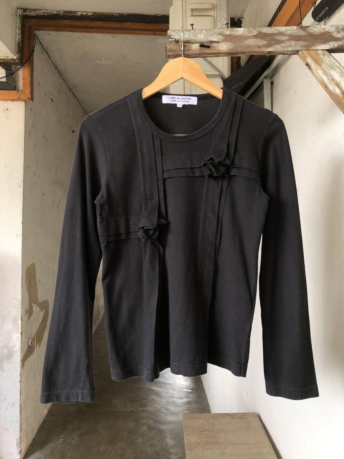 Comme des Garcons Faded Bondage Punk Long Sleeve Tshirt