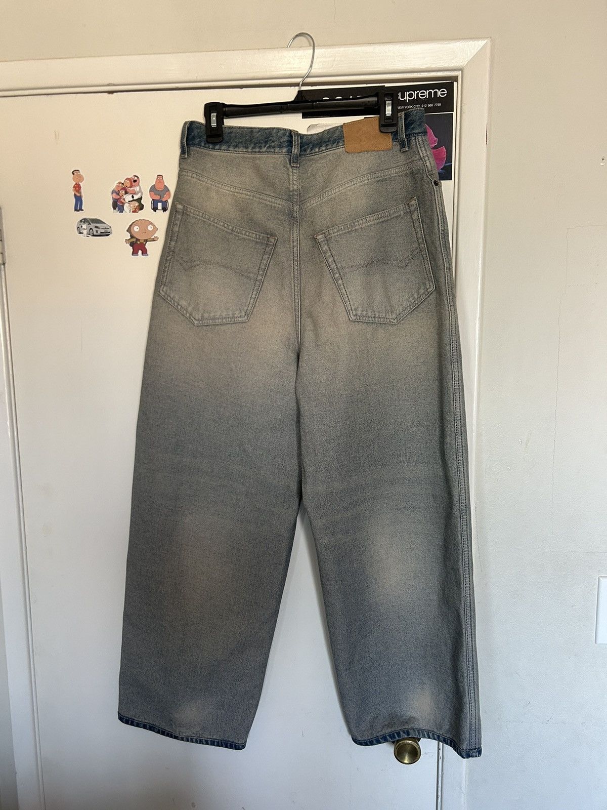 Balenciaga Balenciaga Logo Patch Inside Out Denim Jeans Size US 32 / EU 48 - 2 Thumbnail