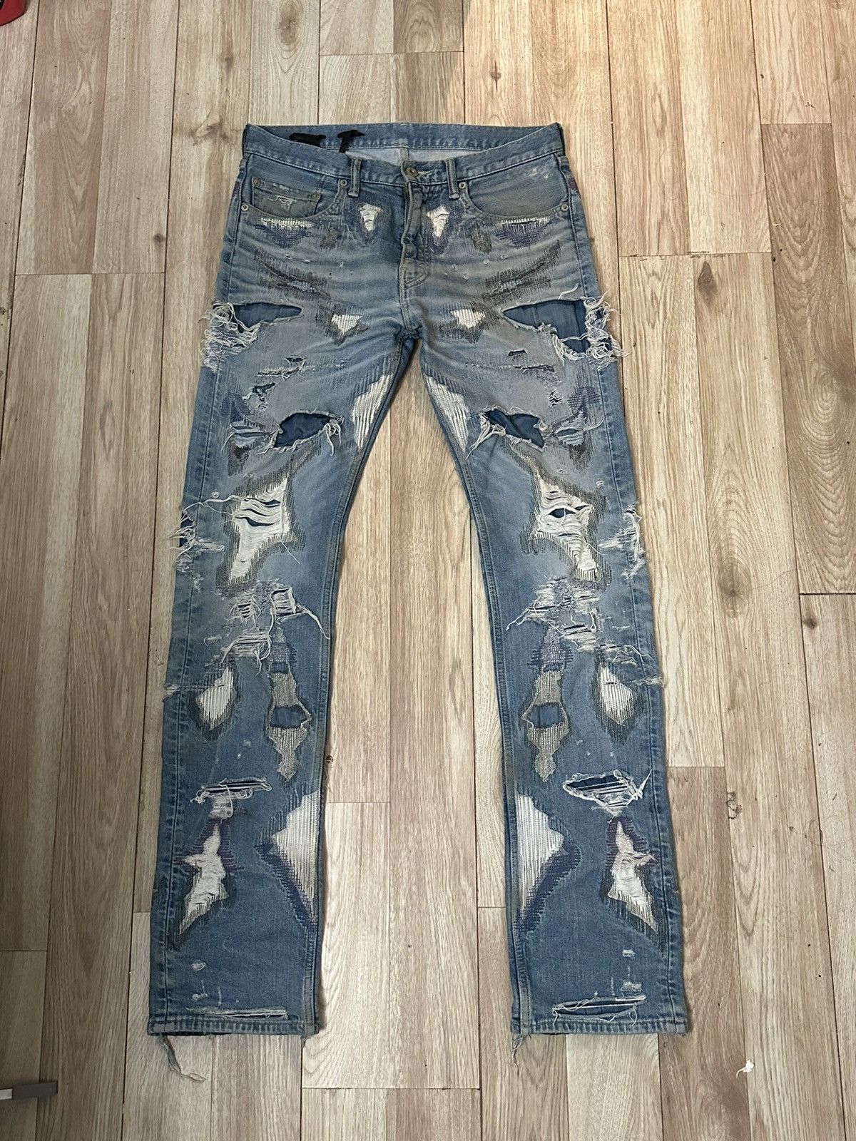 Vlone Vlone Scab Denim Size US 32 / EU 48 - 1 Thumbnail