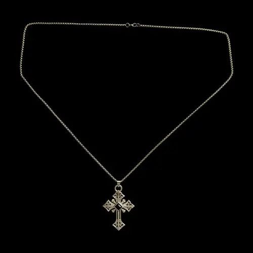 VIBE Cross Pendant Necklace Punk Chain Size ONE SIZE - 3 Thumbnail