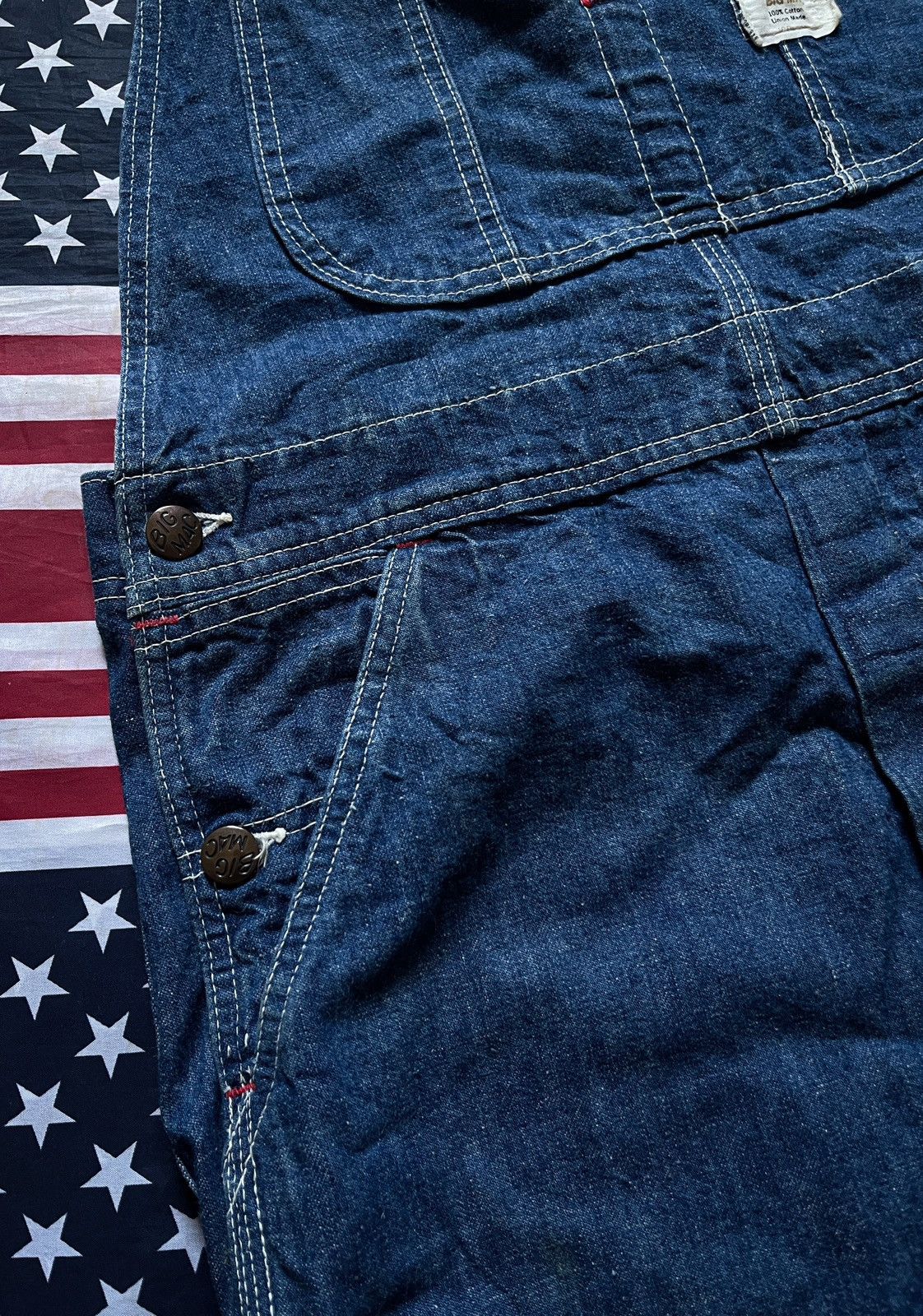 Big Mac × Vintage Vintage 1960s BigMac Overalls Size US 34 / EU 50 - 6 Thumbnail