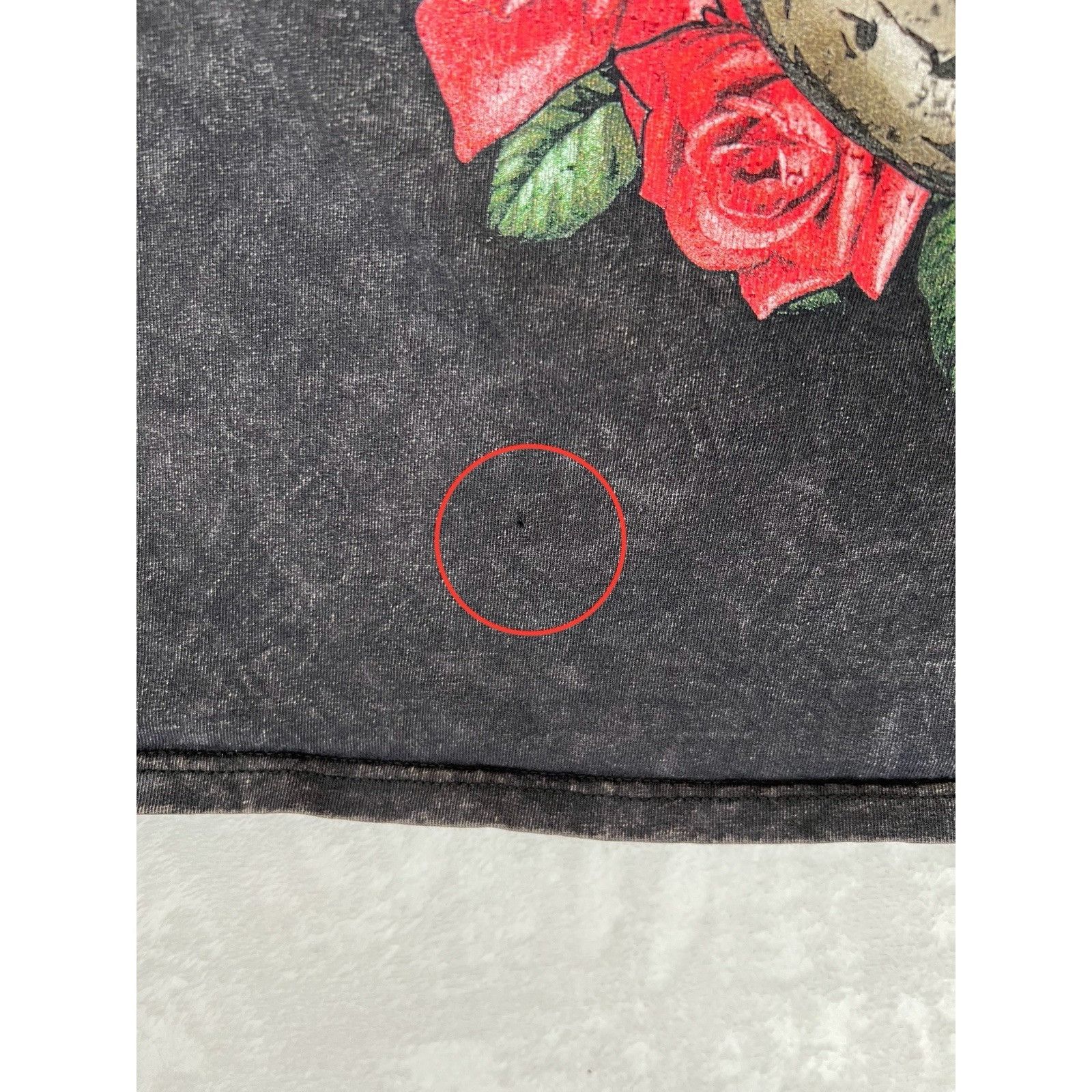 Other Poison Rock Band T-Shirt Skull Roses Size Medium Acid Wash R Size US M / EU 48-50 / 2 - 6 Thumbnail