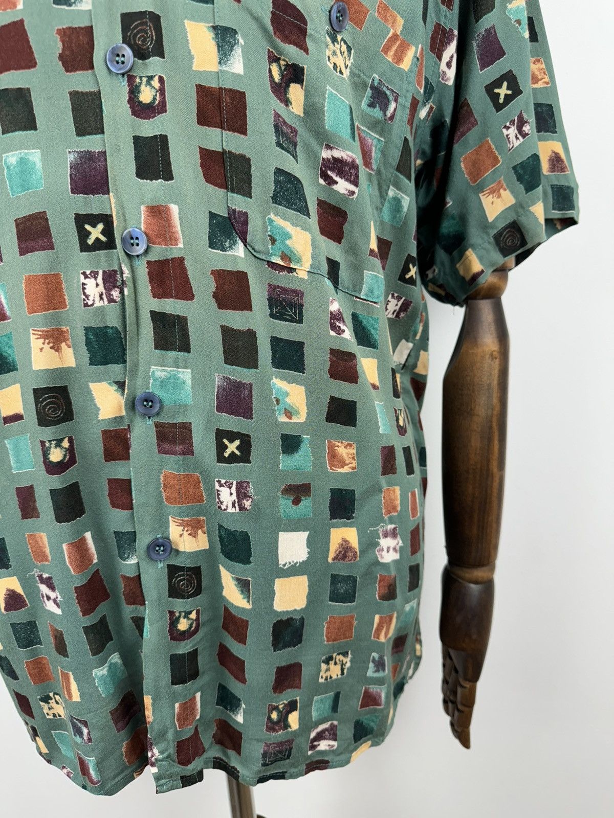 Japanese Brand × Vintage Vintage Pierre Sangal Multicoloured Short Sleeve Shirt Size US M / EU 48-50 / 2 - 3 Thumbnail
