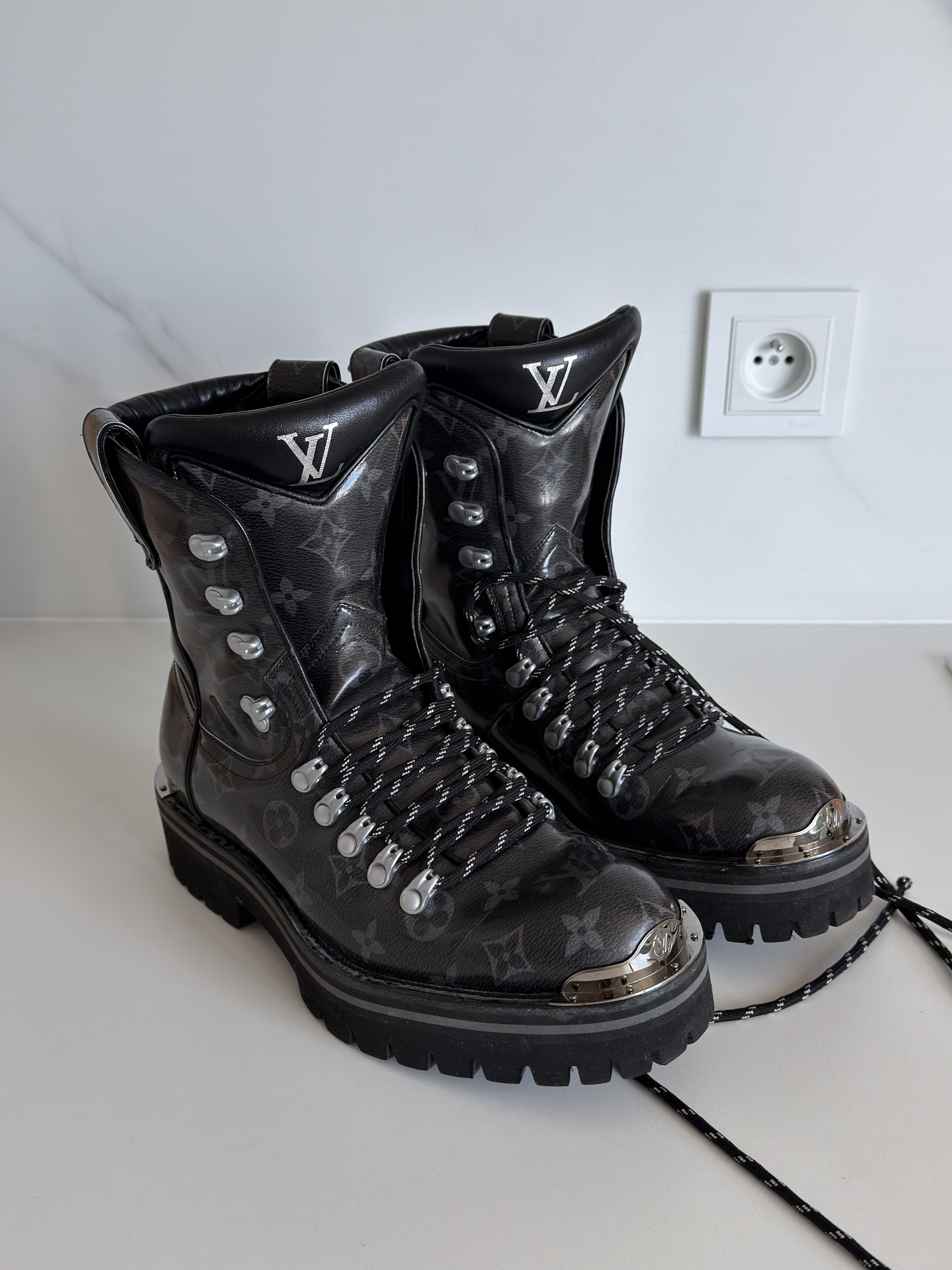 Louis Vuitton Louis Vuitton 6LV Kim Jones Monogram Outland Boots Size US 7.5 / EU 40-41 - 6 Thumbnail