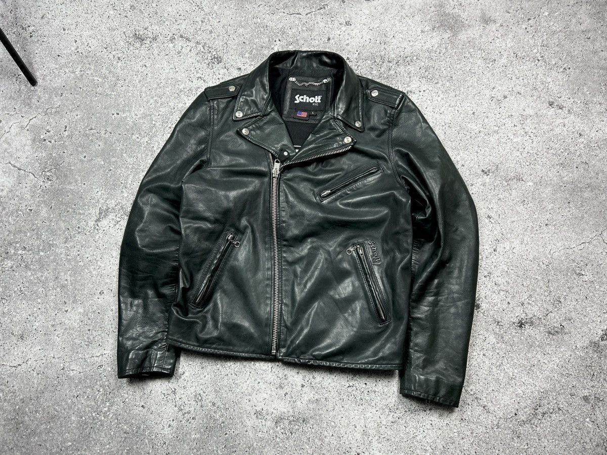 Schott Schott Perfecto Leather Jacket Biker Size US L / EU 52-54 / 3 - 2 Thumbnail