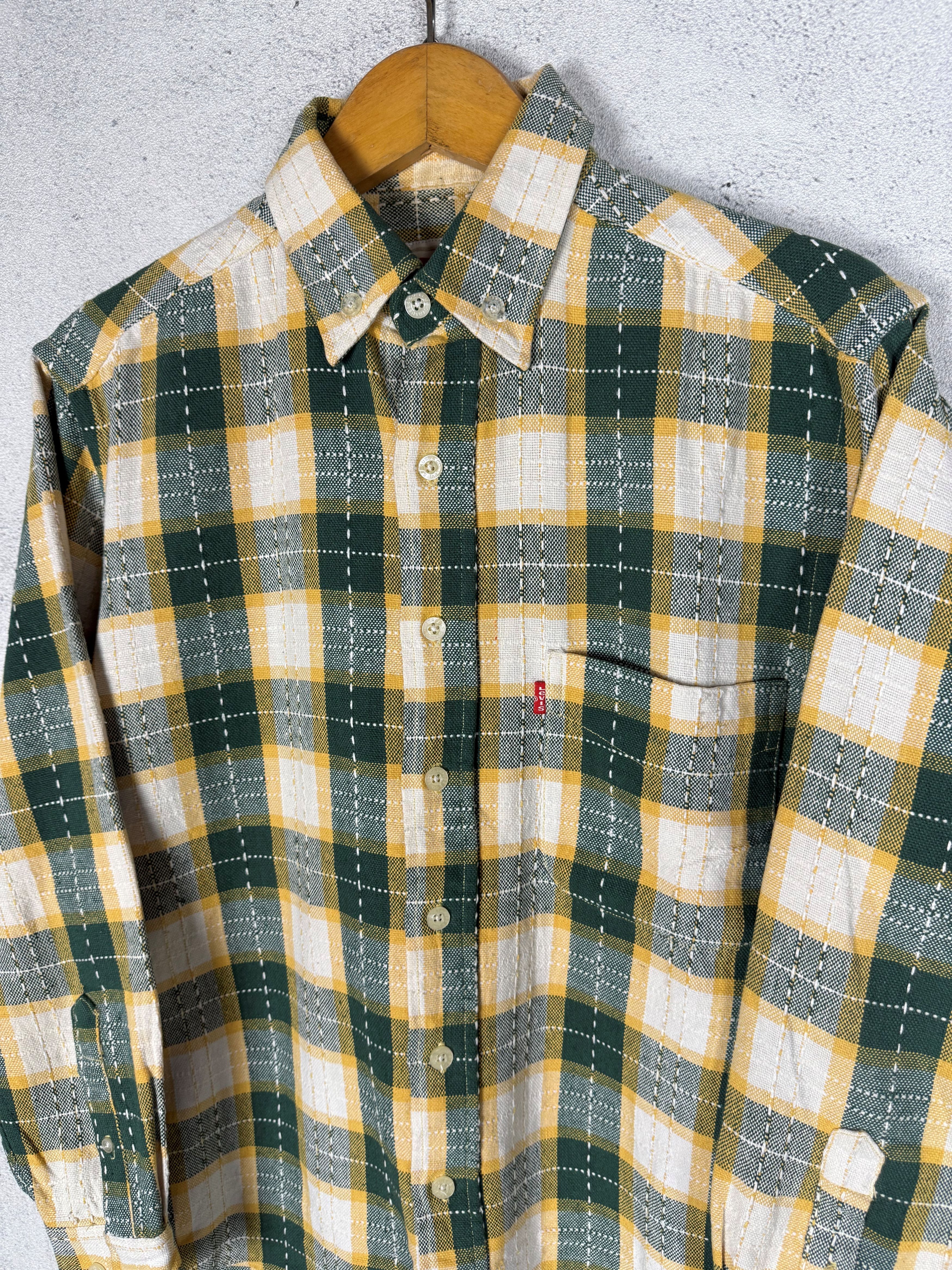 Levi's Levi’s Woven Pattern Check Shirt with Stitch Detailing Size US S / EU 44-46 / 1 - 2 Thumbnail