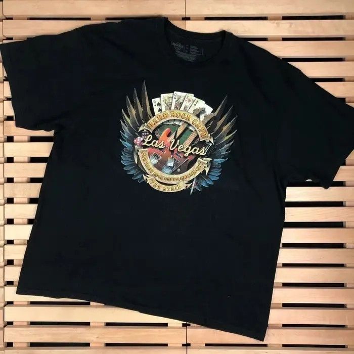 Band Tees Mens Vintage T Shirt Hard Rock Cafe Las Vegas Size XXL 2XL Size US XXL / EU 58 / 5 - 1 Thumbnail