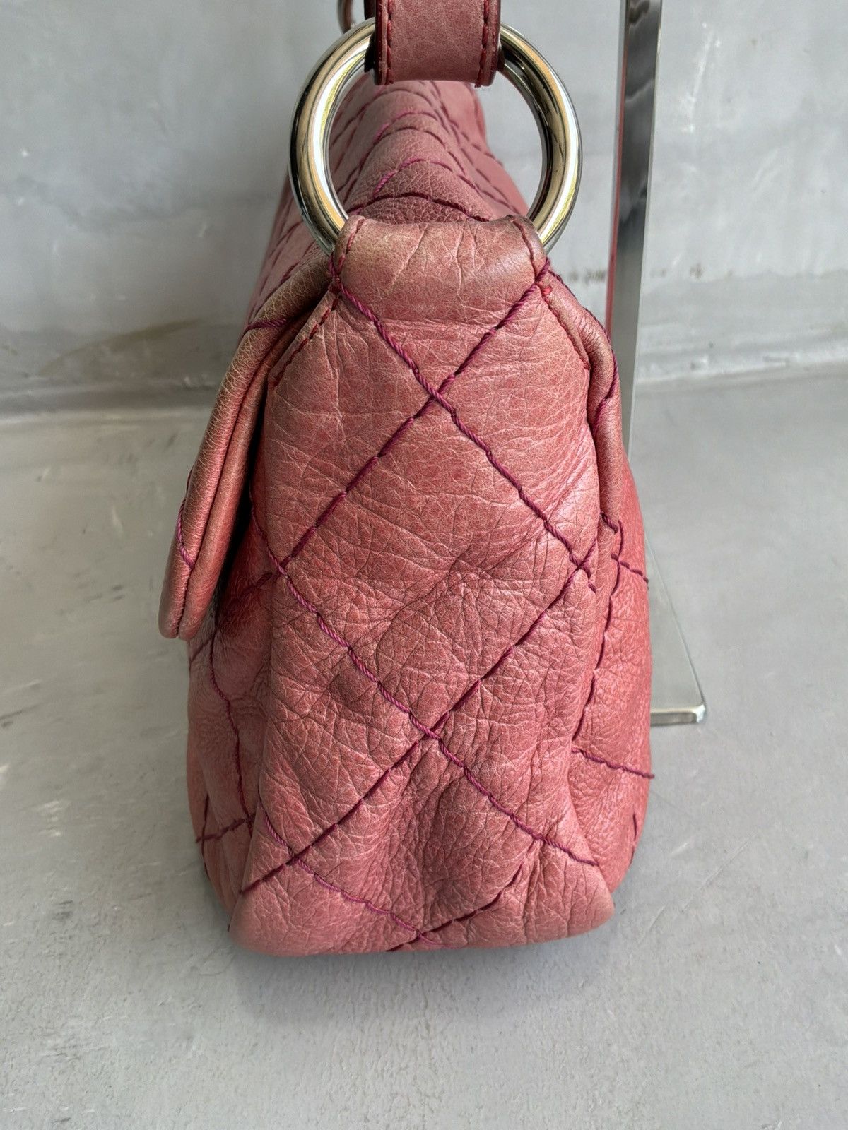Chanel Chanel - On The Road - Quilted Lambskin Flap Shoulder Bag Size ONE SIZE - 8 Thumbnail
