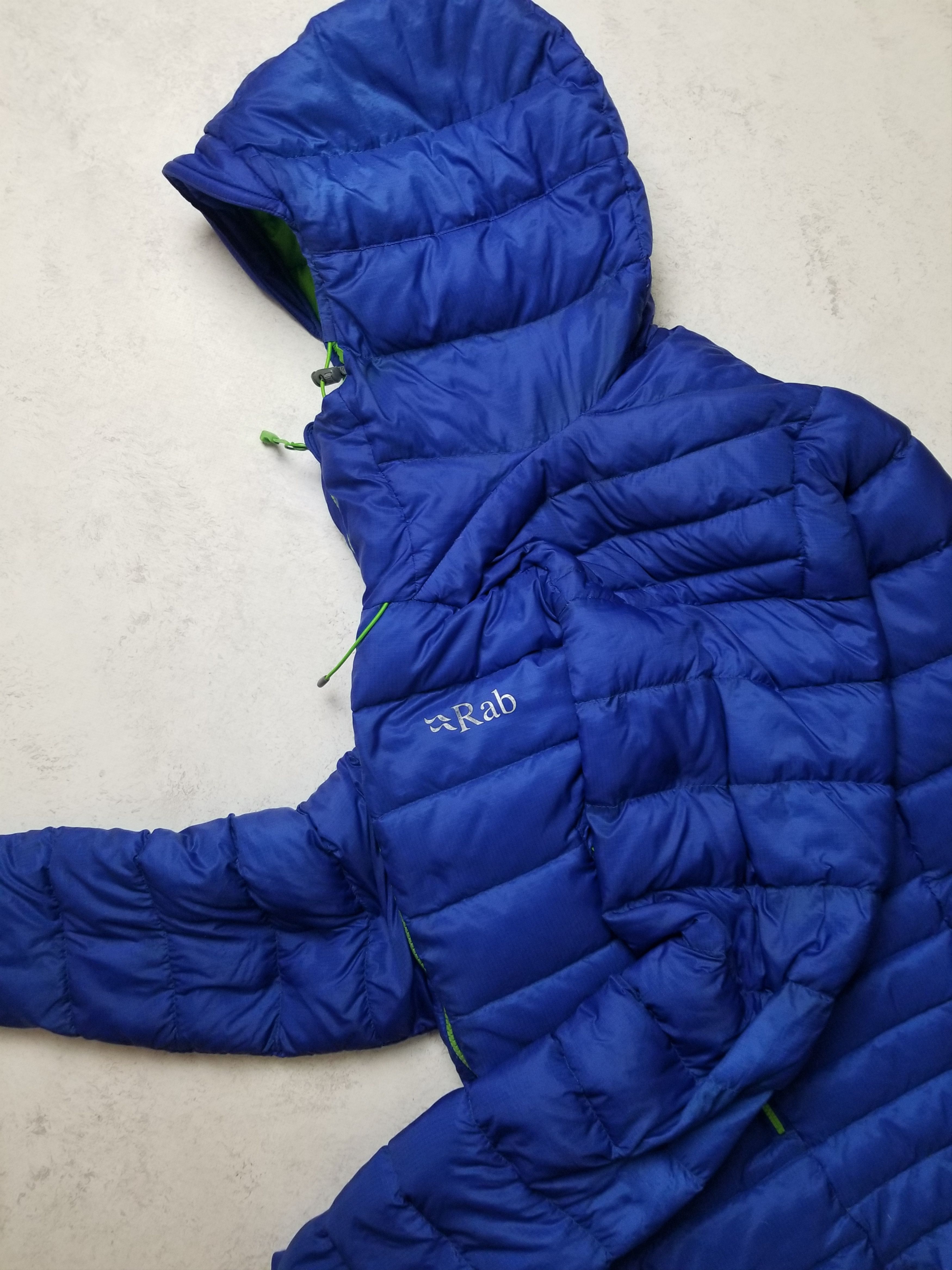 Rab Rab Electron Down Puffer Jacket Blue Green Pertex Size US S / EU 44-46 / 1 - 5 Thumbnail