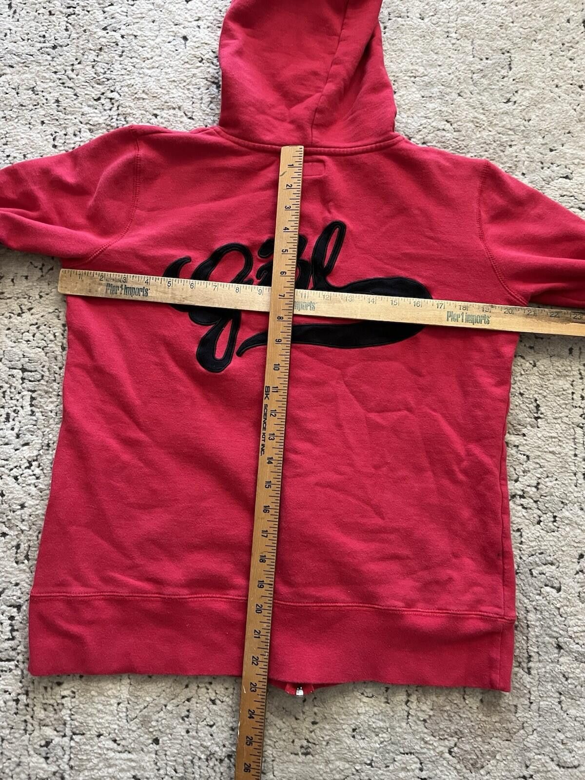 Dickies Y2K Dickies Spellout Logo Zip Up Hoodie Red Large Size US L / EU 52-54 / 3 - 6 Thumbnail
