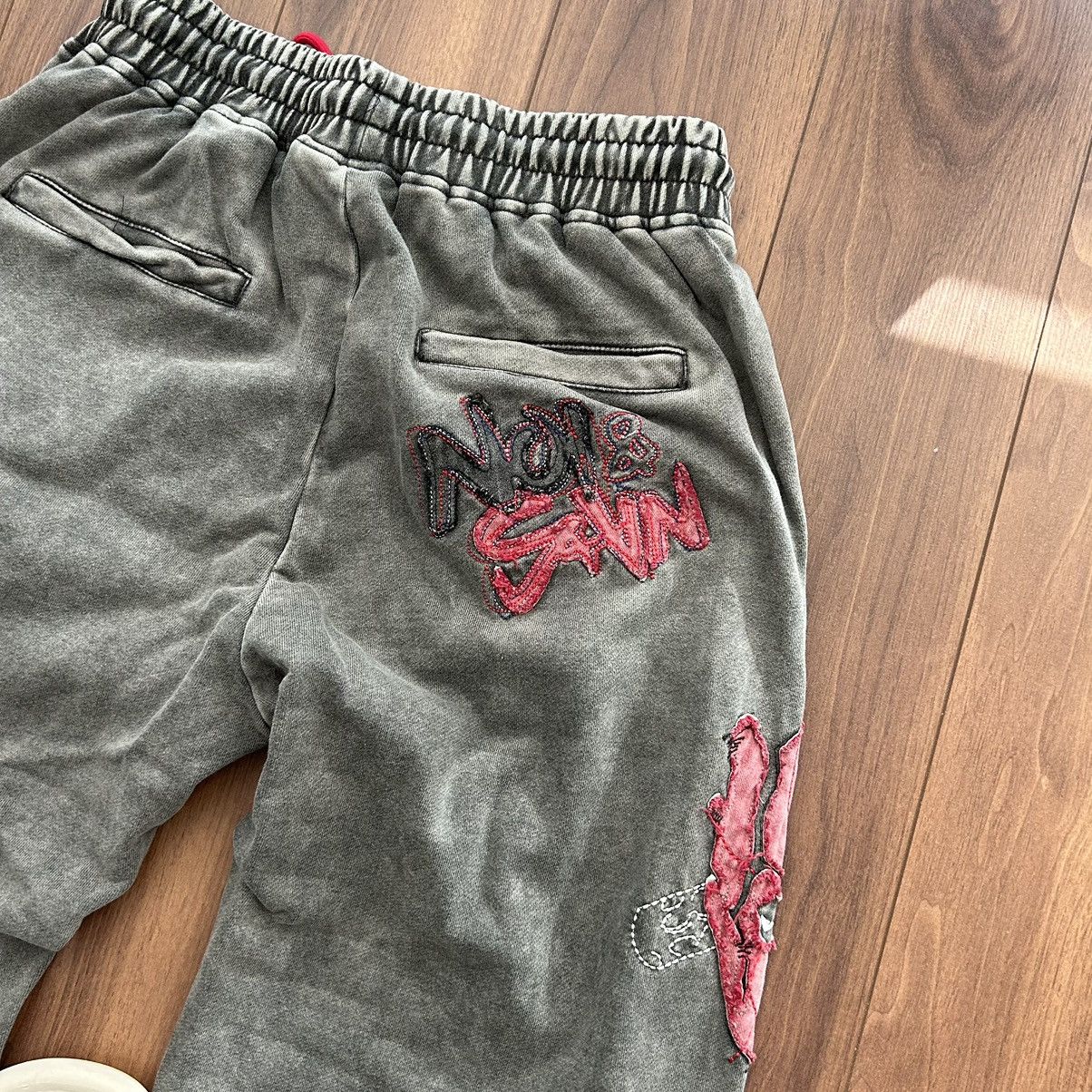 Vintage GREY ANIME SWEATPANTS DOROHEDORO SORA CLOTHING Size US 28 / EU 44 - 4 Thumbnail