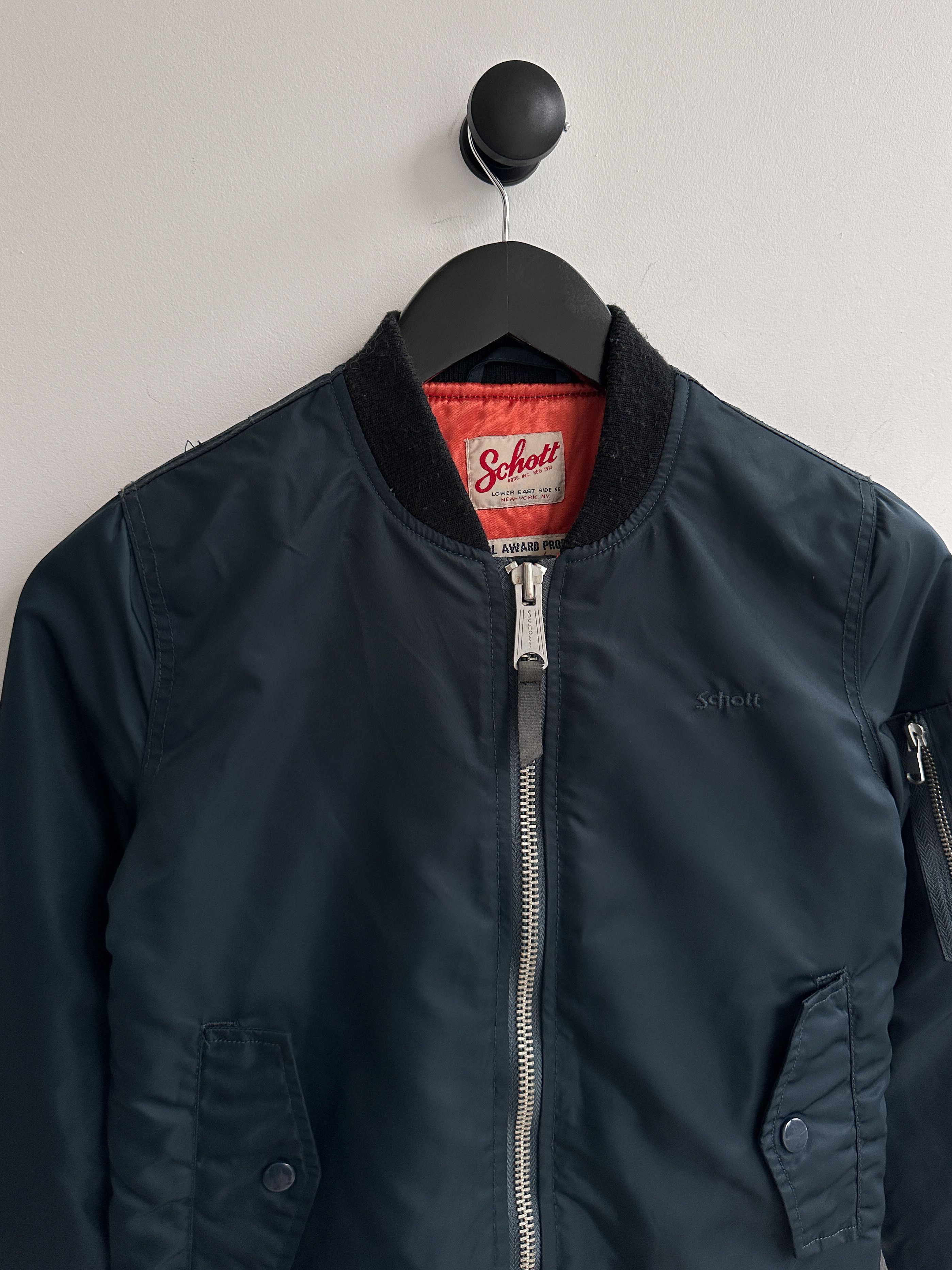 Schott × Vintage Vintage Schott Bomber Jacket Size XS / US 0-2 / IT 36-38 - 4 Thumbnail