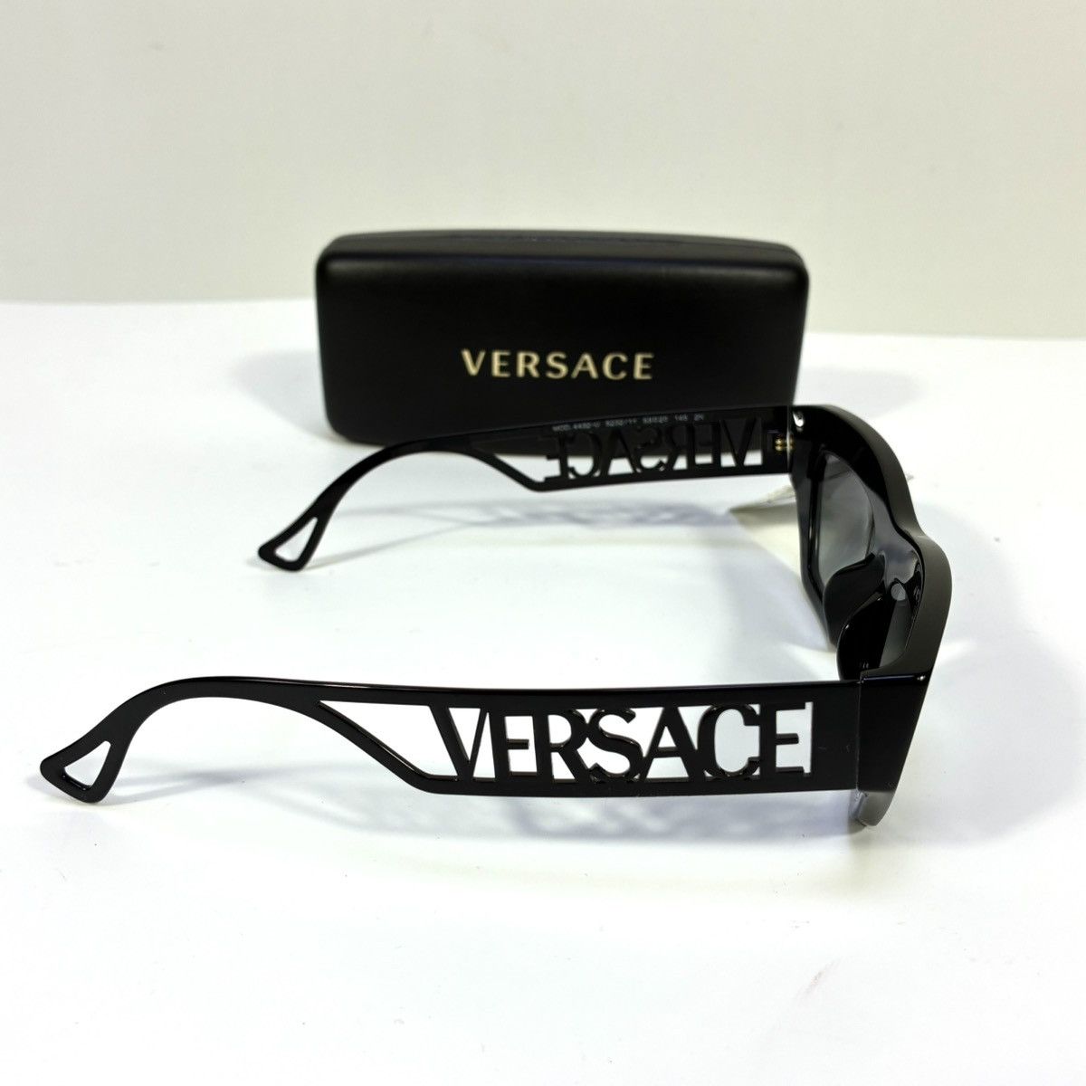 Versace Versace 53mm Irregular Sunglasses VE4432U 523211 Black NEW Size ONE SIZE - 16 Thumbnail