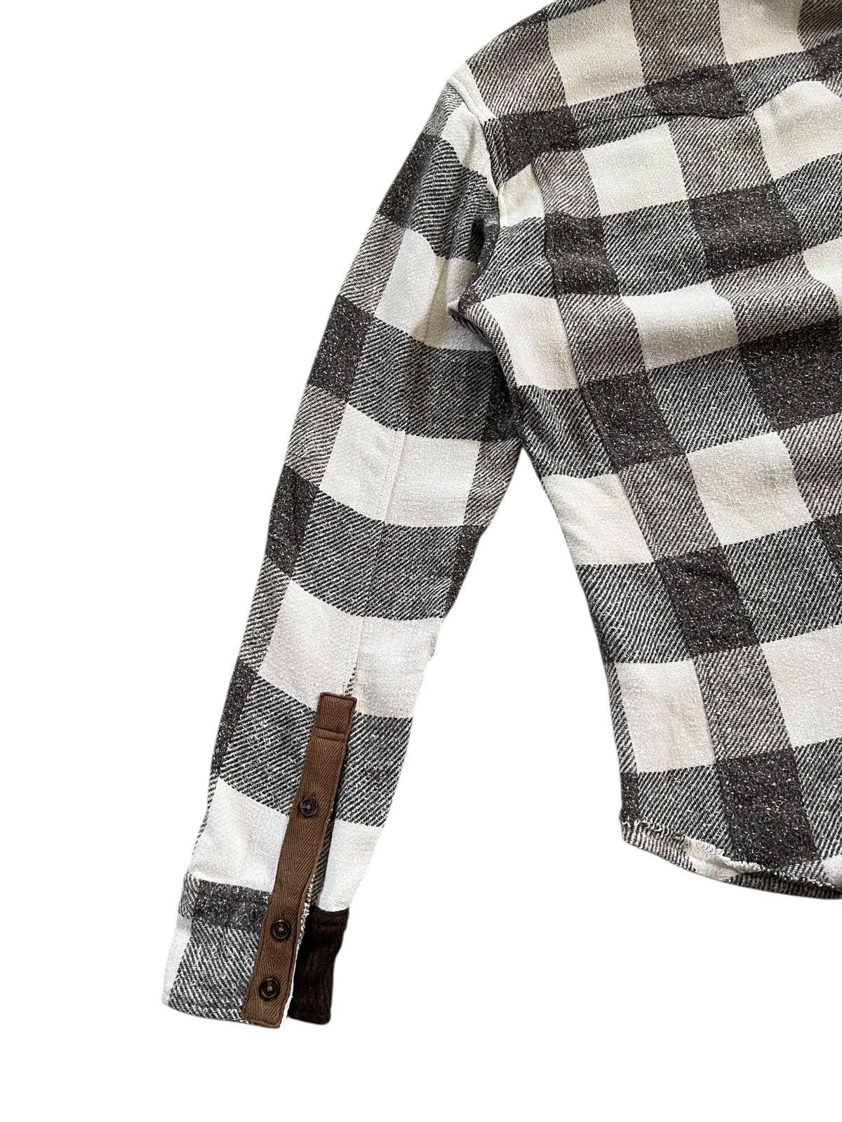 PPFM PPFM Plaid Full Zipper Hooded Jacket Size US M / EU 48-50 / 2 - 14 Thumbnail
