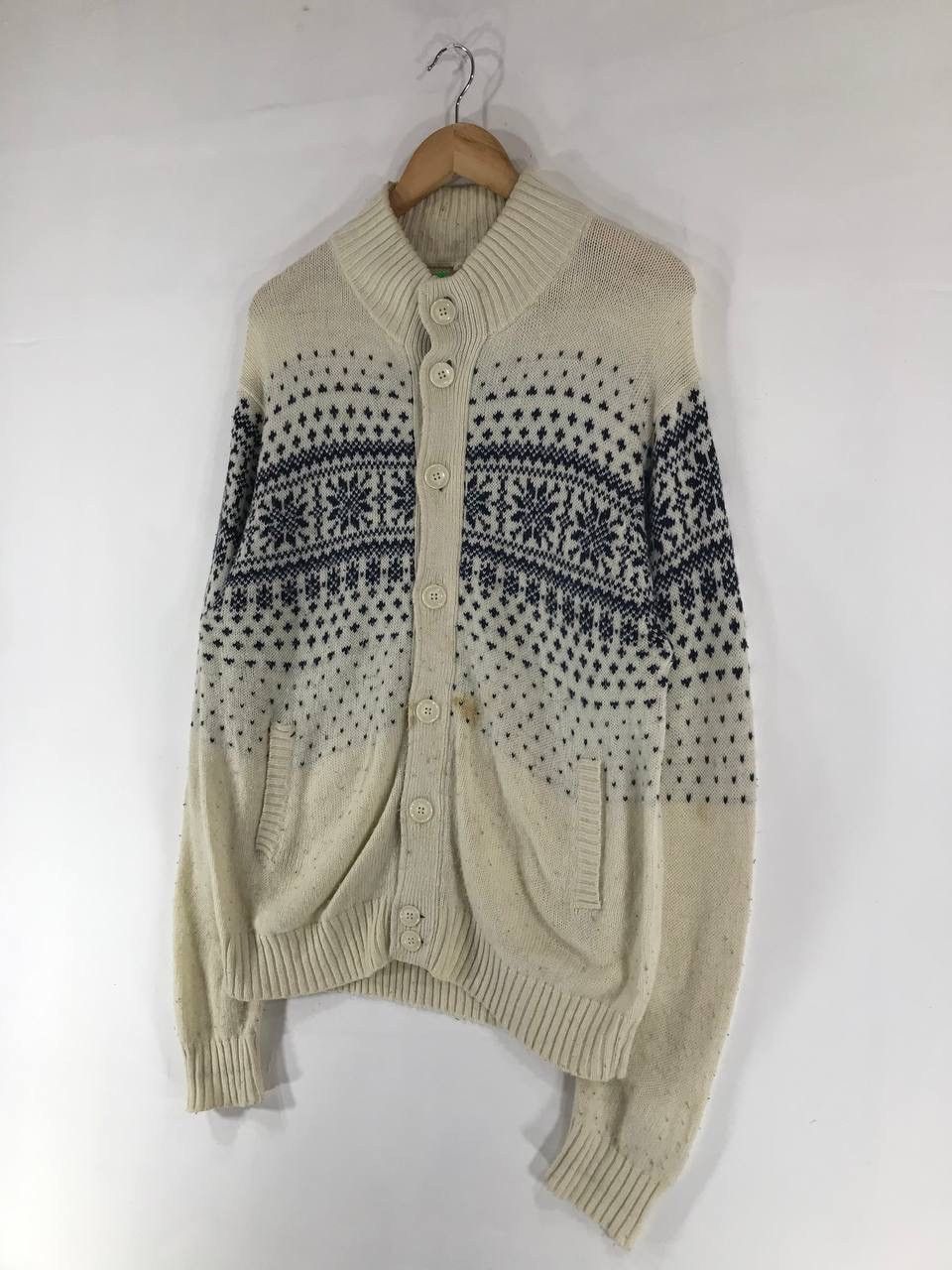 Japanese Brand × Vintage Vintage Cardigan Full Button Rare Design Size US XL / EU 56 / 4 - 6 Thumbnail