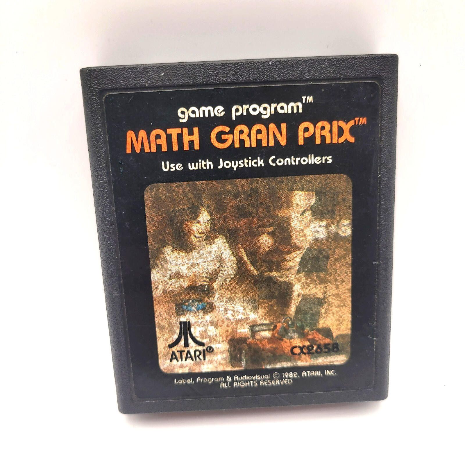 Other Atari 2600 Math Gran Prix Vintage Game 1982 CX2658 - Tested Size ONE SIZE - 1 Thumbnail