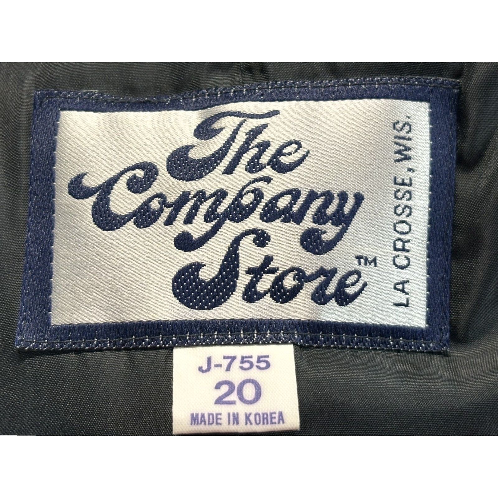 Vintage VINTAGE The Company Store Down Trench Coat Jacket Belted Midi Plus Size 20 Black Women’s Coat Size 3XL / US 20-22 - 7 Thumbnail