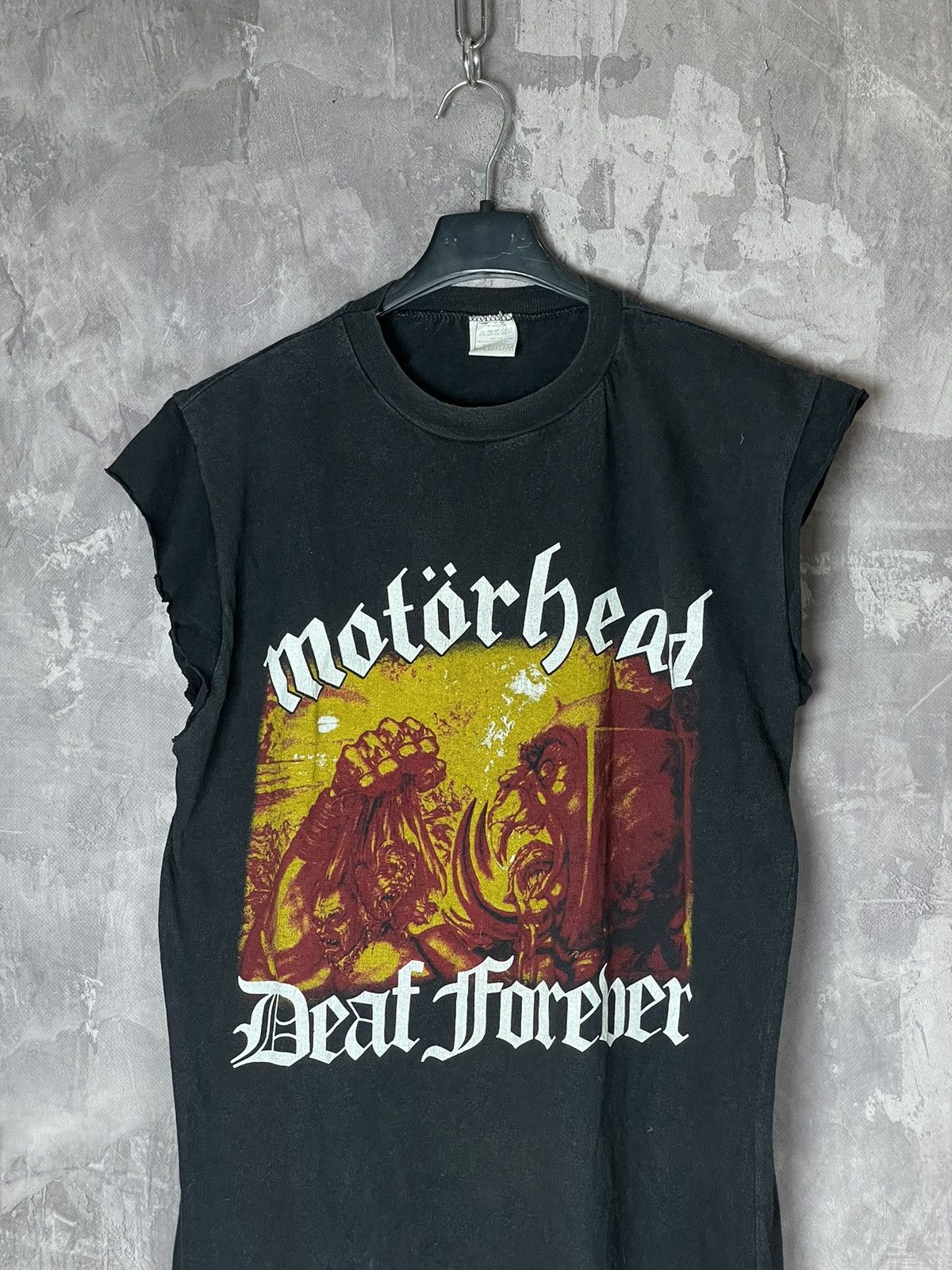 Band Tees × Vintage Vintage 90s MOTORHEAD Metal Band Faded T-Shirt Size US M / EU 48-50 / 2 - 2 Thumbnail