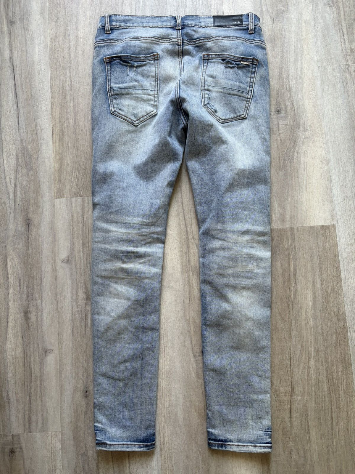 Amiri Amiri MX1 Black Patch Jeans Size US 31 - 6 Thumbnail