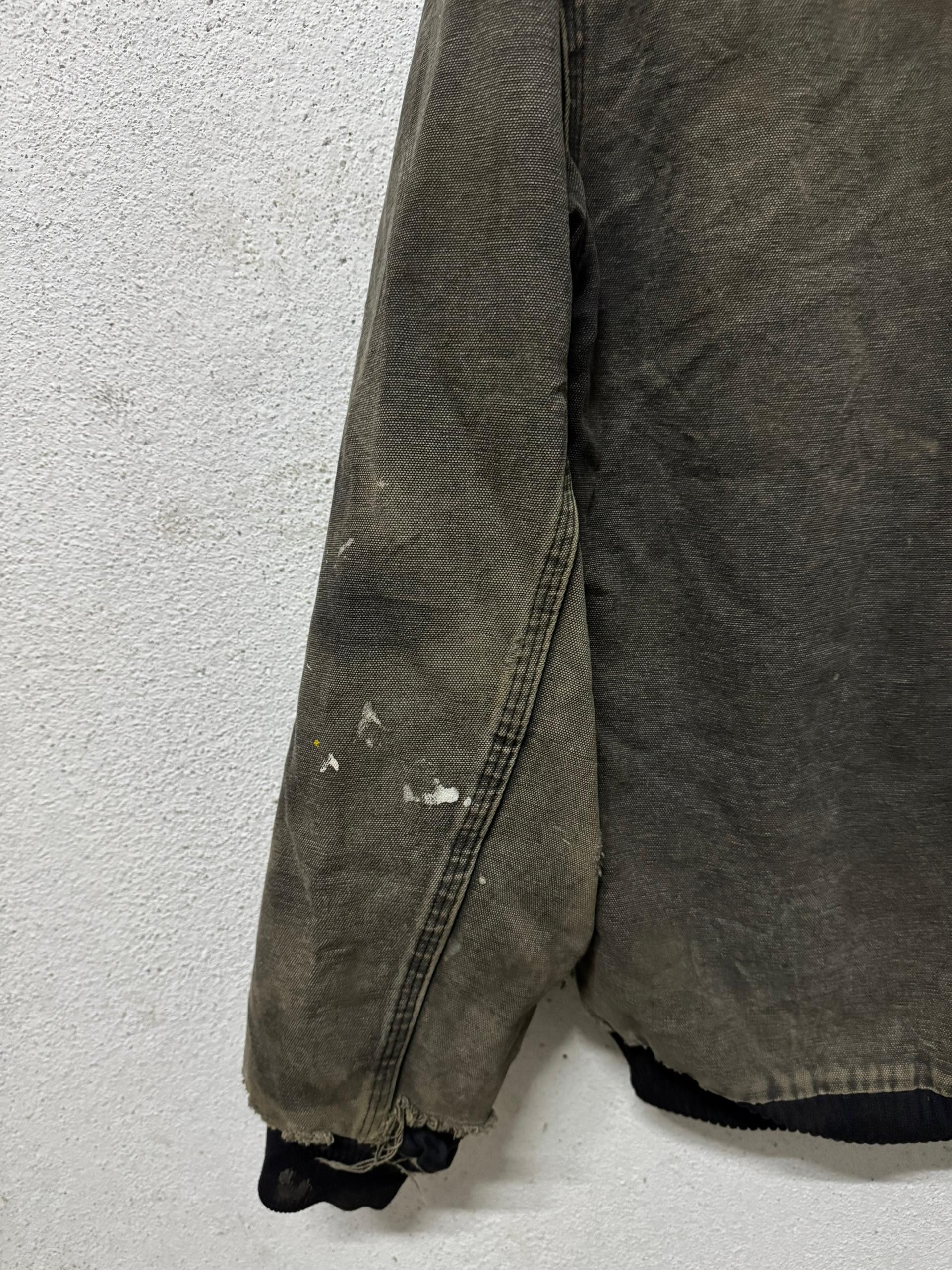 Carhartt Vintage sunfaded distressed carhatt hooded jacket workwear Size US M / EU 48-50 / 2 - 16 Thumbnail