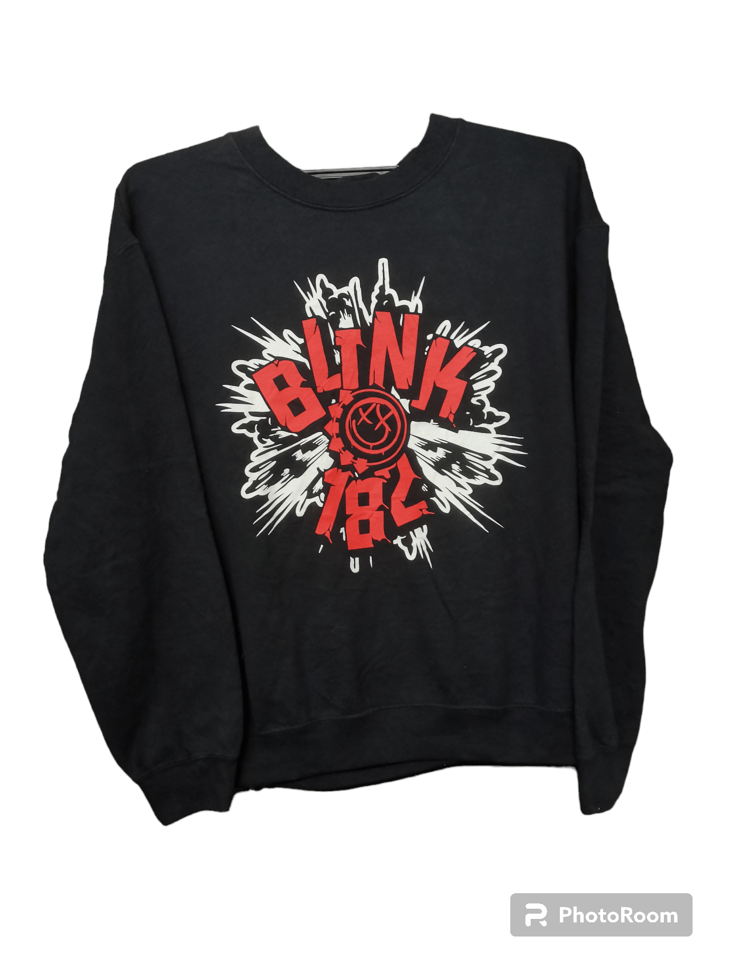 Band Tees × Vintage 🔥Vtg Y2k Blink 182 Big Logo Sweatshirt Size US M / EU 48-50 / 2 - 1 Thumbnail