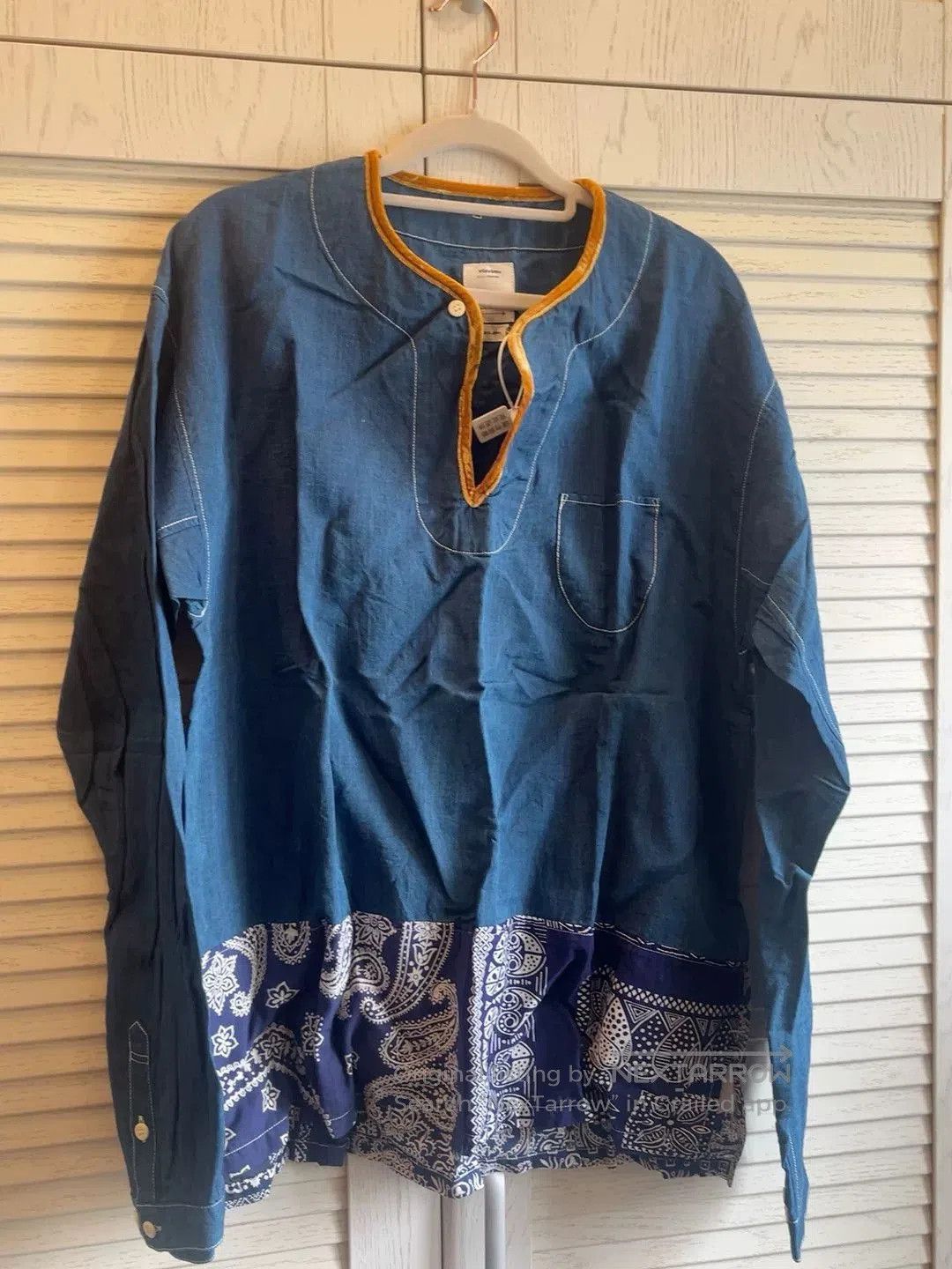 Visvim visvim Blue Denim Shirt with Trim. Size US M / EU 48-50 / 2 - 1 Thumbnail