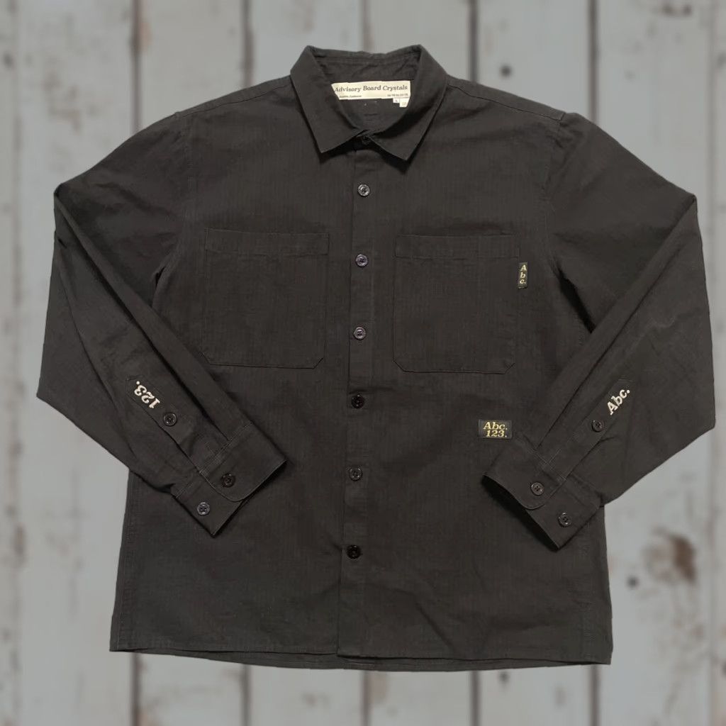 Advisory Board Crystals Advisory Board Crystals Shirt-Jacket Unisex Adults L Black Cotton Ripstop Military Style Work Shirt-Jacket Size US L / EU 52-54 / 3 - 1 Thumbnail