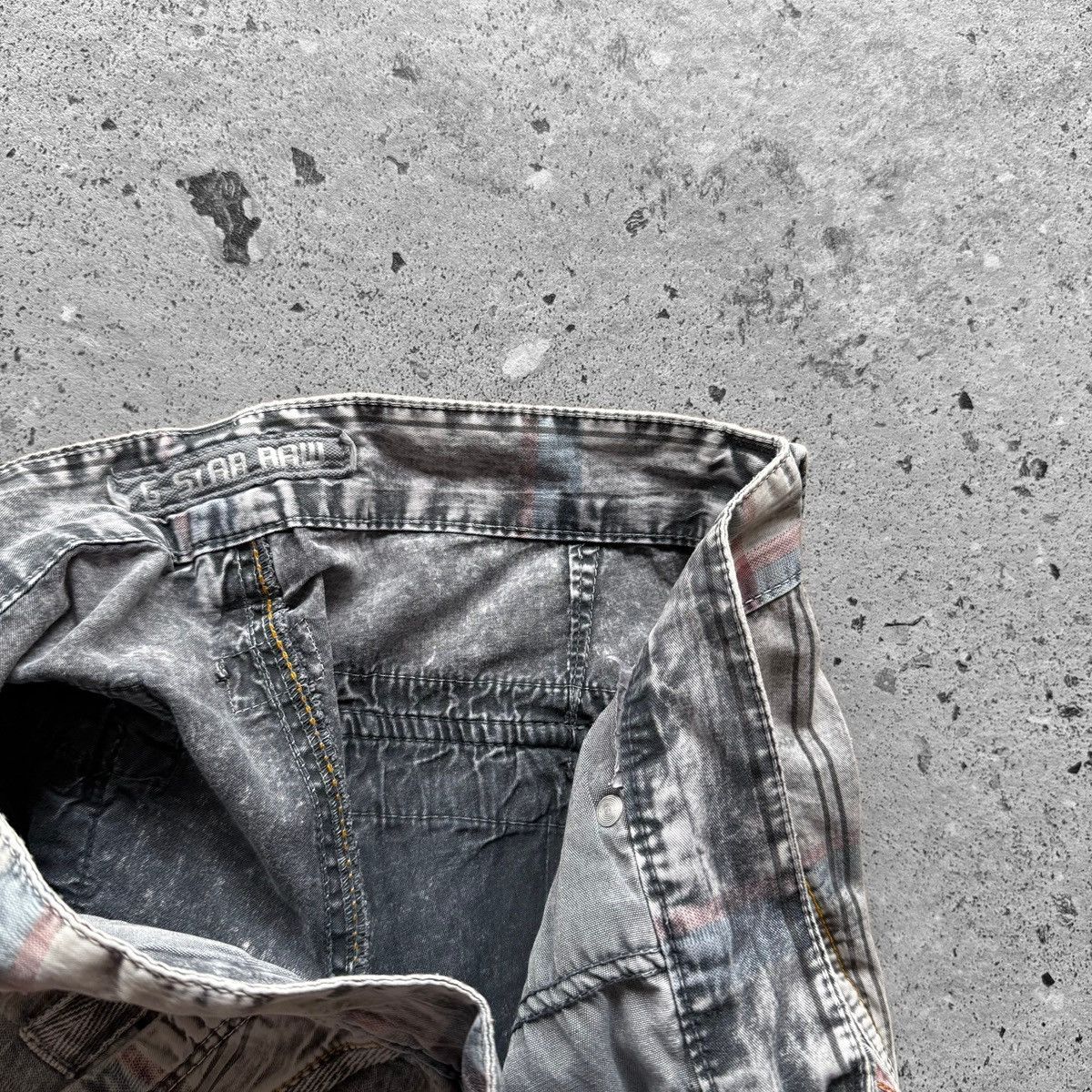 G-Star G-Star Raw Vintage 00s Cargo Shorts Plaid Pattern Casual Y2K Size US 34 / EU 50 - 8 Thumbnail