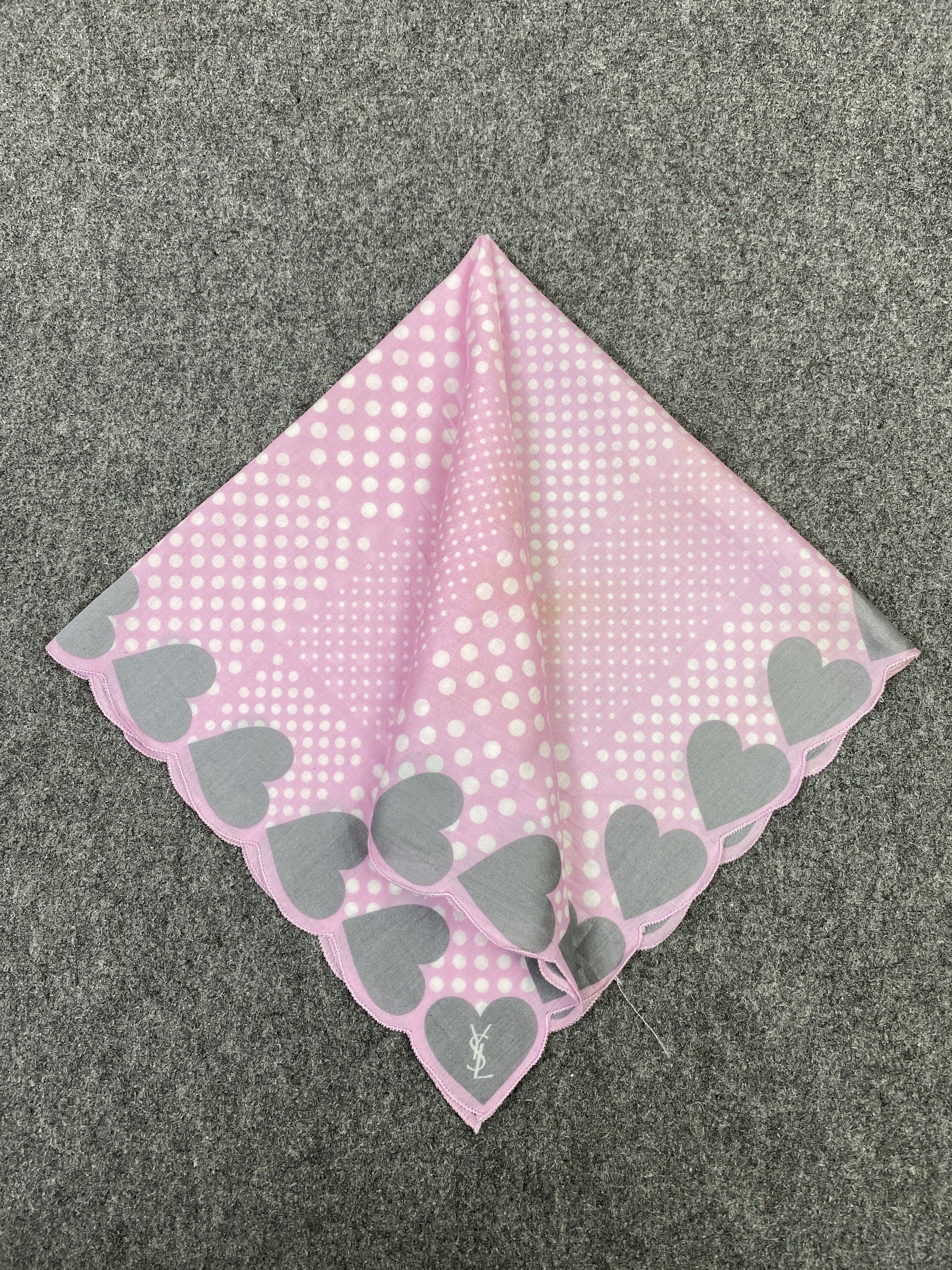 Yves Saint Laurent Yves Saint Laurent Handkerchief / Neckerchief KT0047 Size ONE SIZE - 3 Thumbnail
