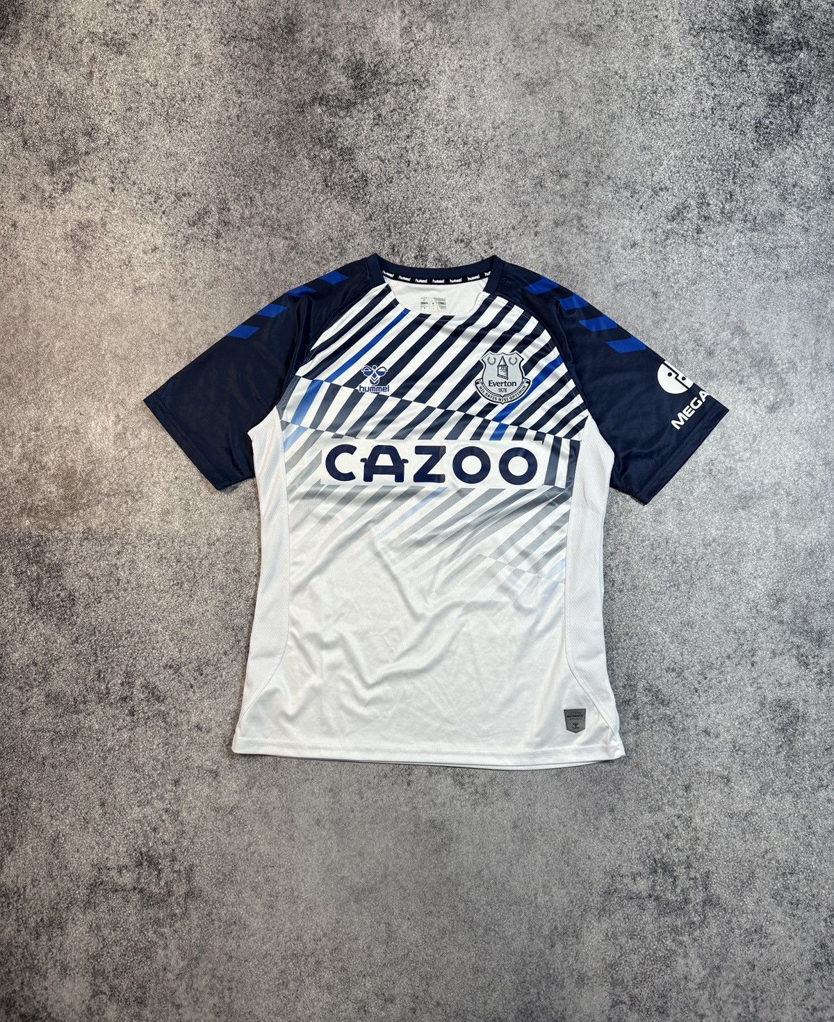 Hummel × Vintage Hummel Everton Soccer Jersey Blokecore Rare Style M Casual Size US M / EU 48-50 / 2 - 1 Thumbnail