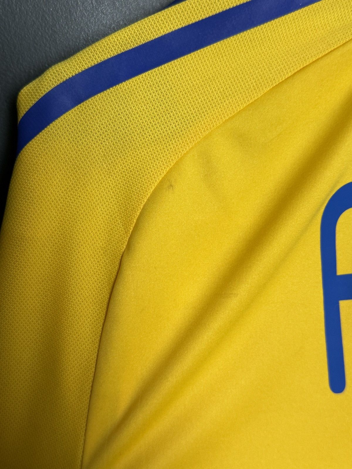 Adidas Ukraine 10/11 Home Match Worn Aliev Football Soccer Jersey Size US M / EU 48-50 / 2 - 12 Thumbnail