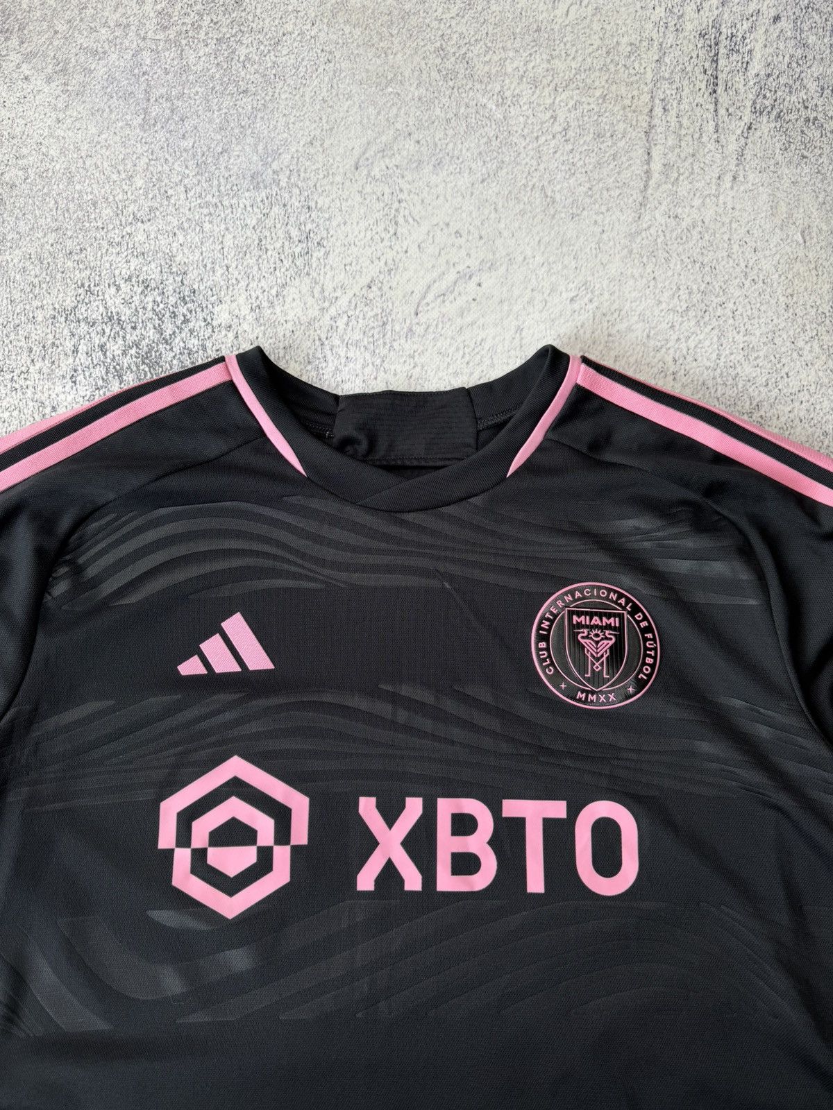 Adidas Inter Miami 2023 Away Jersey | Vintage Soccer Size US XL / EU 56 / 4 - 7 Thumbnail