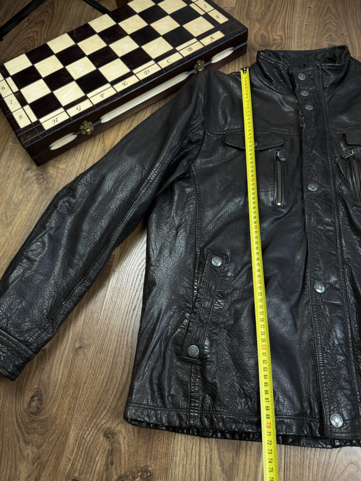 Vintage Vintage leather jacket Engbers original retro casual item Size US XL / EU 56 / 4 - 5 Thumbnail