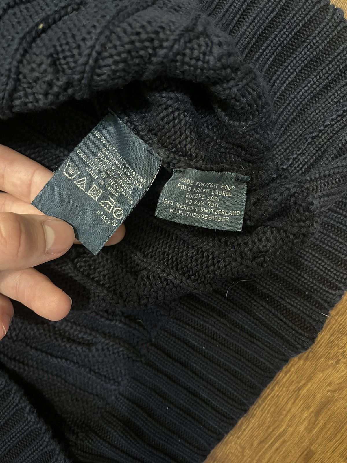 Polo Ralph Lauren × Vintage Polo Ralph Lauren navy sweater vintage Size US L / EU 52-54 / 3 - 4 Thumbnail