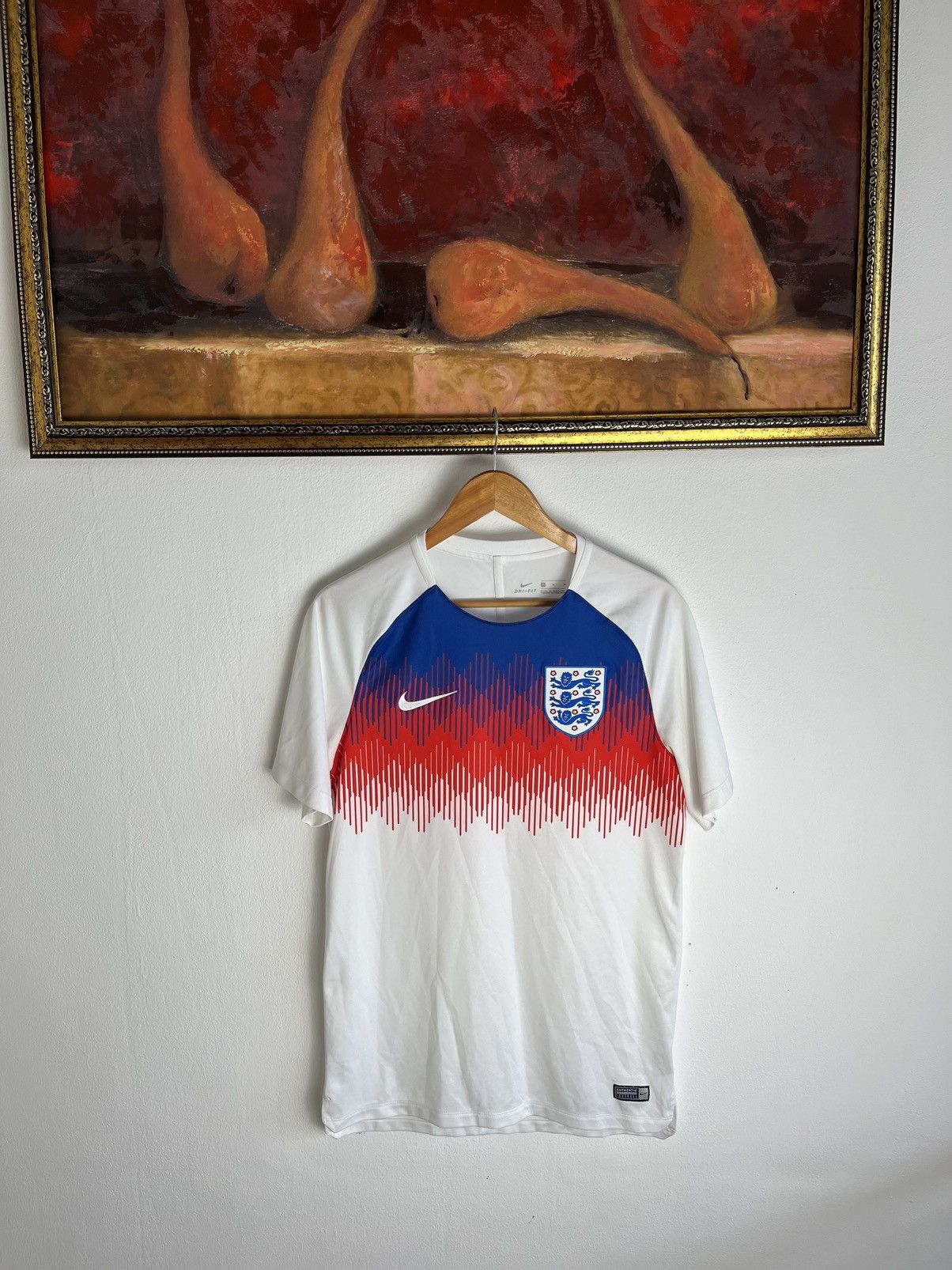 Nike ENGLAND PRE MATCH TRAINING FOOTBALL SHIRT SOCCER JERSEY NIKE Size US M / EU 48-50 / 2 - 1 Thumbnail