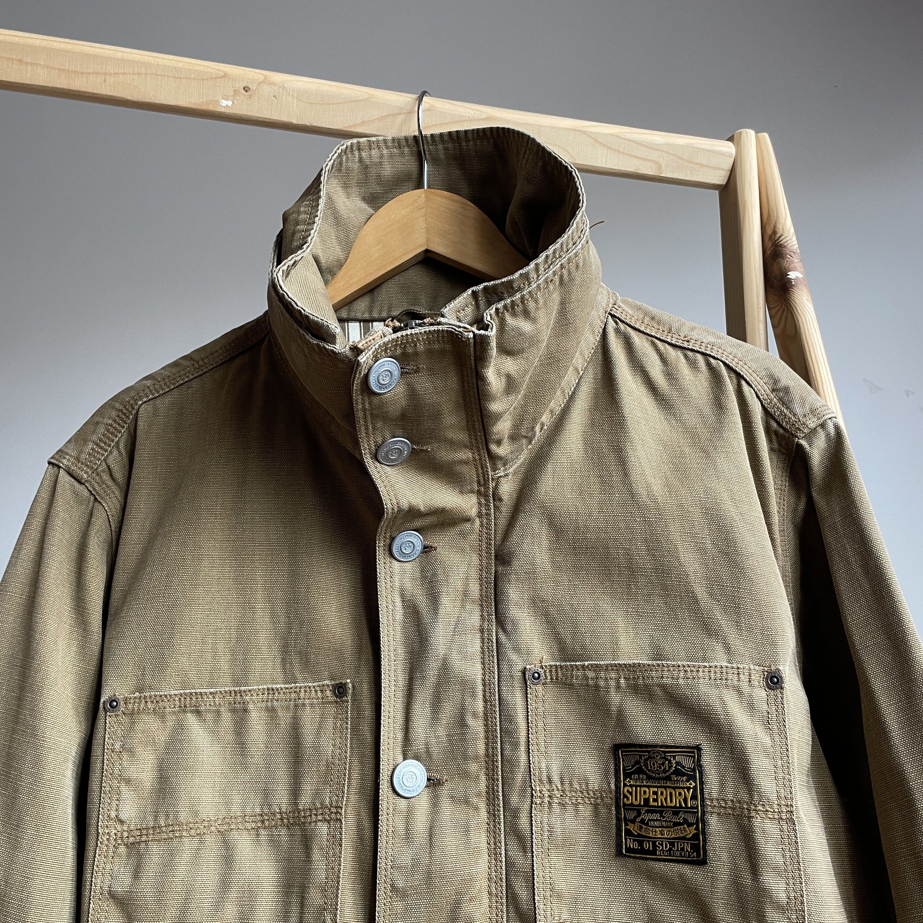 Superdry Superdry Canvas Work Chore Jacket Size XL Size US XL / EU 56 / 4 - 6 Thumbnail