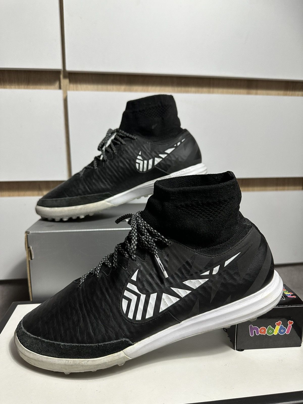 image of Nike Magista X Proximo Tf 718361-010 Soccer Futsal Turf Acc Shoes in Black, Men's