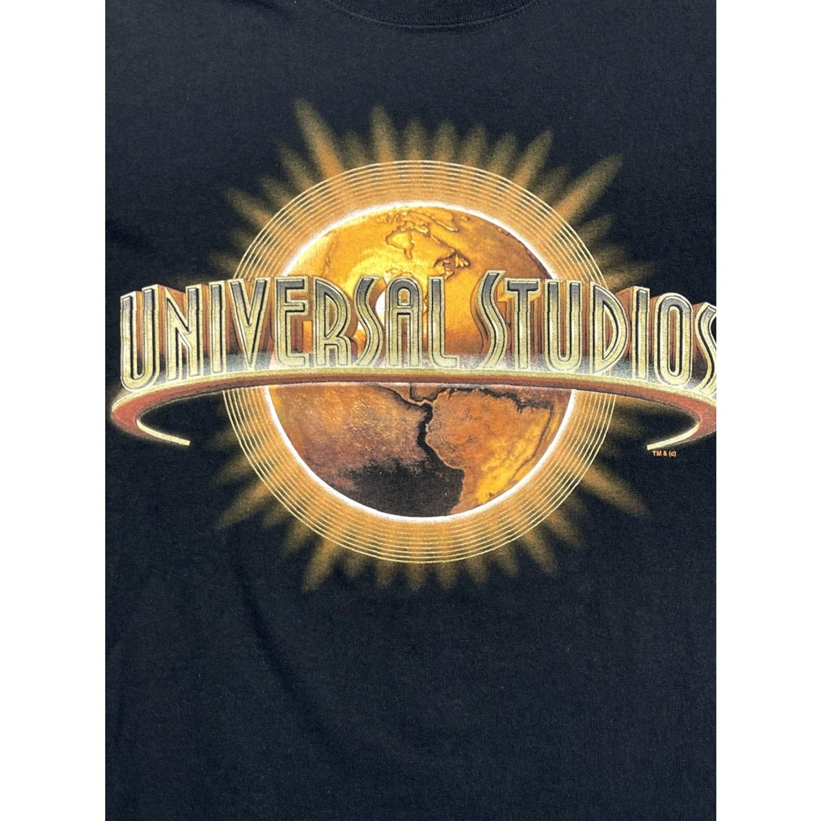 Star Wars VINTAGE Universal Studios Star Wars T-Shirt XL Men's Black 90s Halloween Horror Crew Neck Short Sleeve Graphic Logo Shirt Size US XL / EU 56 / 4 - 2 Thumbnail