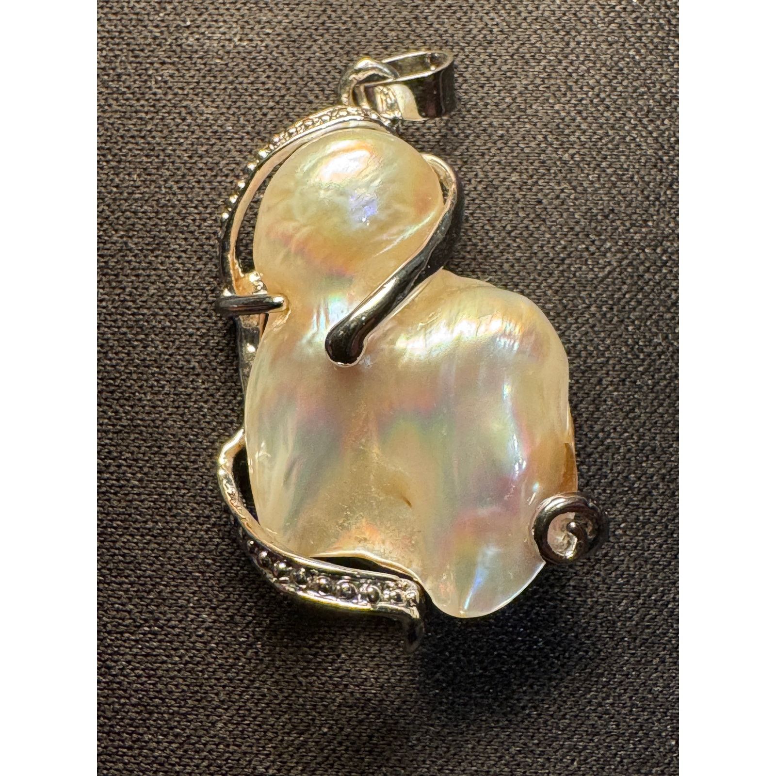 Other 925 Sterling Silver Baroque Beach Pendant Size ONE SIZE - 2 Thumbnail