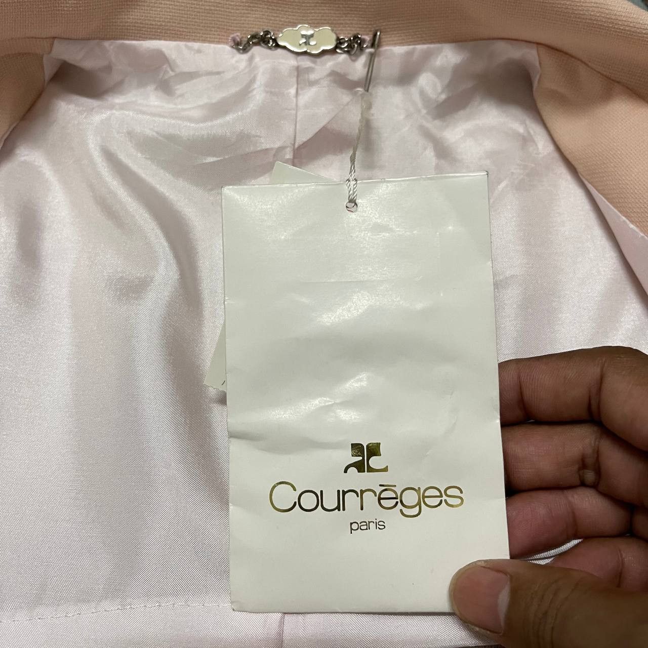 Courreges Vintage Courreges Paris Pink Wool Blazer Coat Size US M / EU 48-50 / 2 - 10 Thumbnail