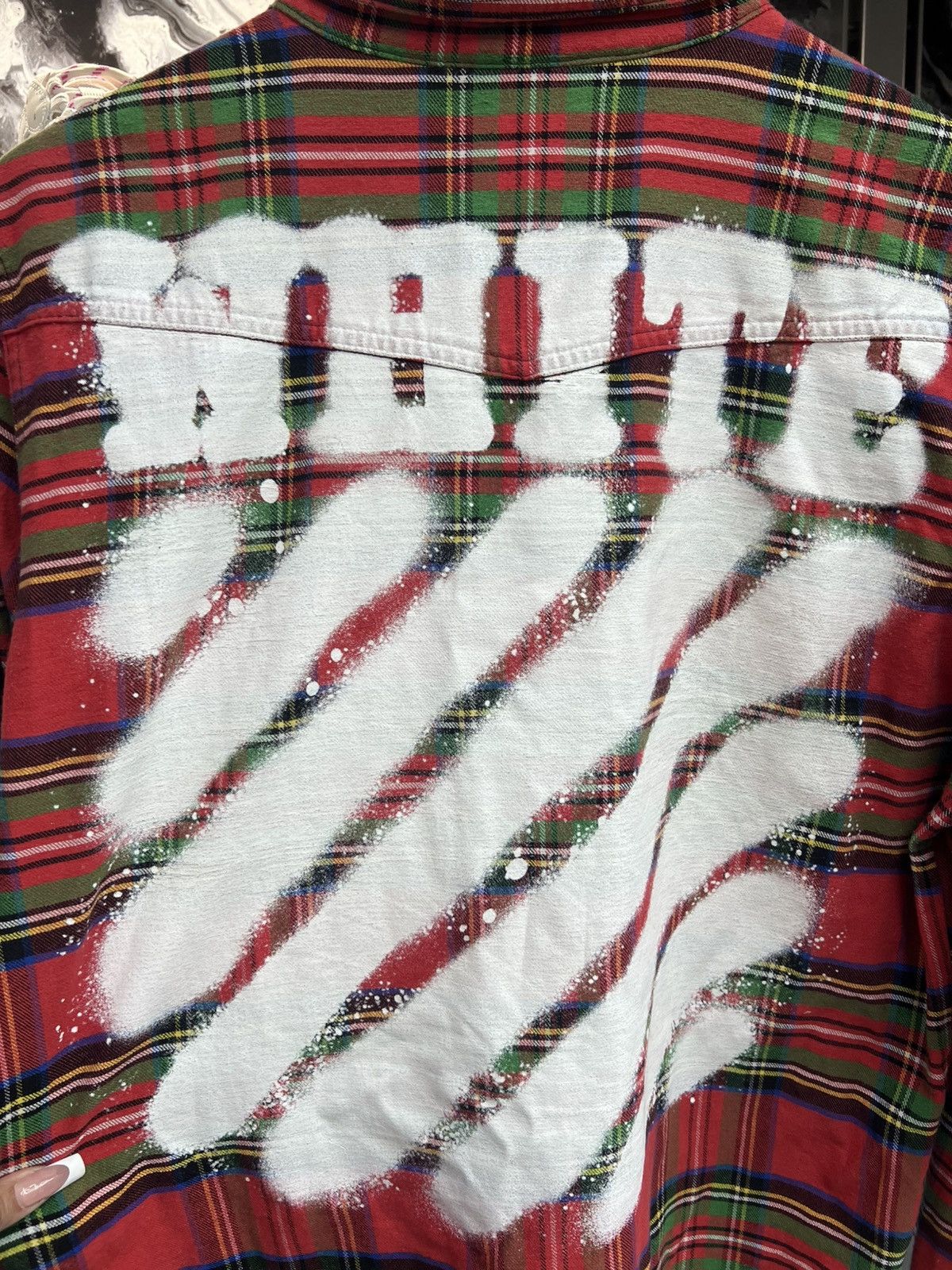 Off-White Off-White Spray Check Shirt Size US M / EU 48-50 / 2 - 9 Thumbnail
