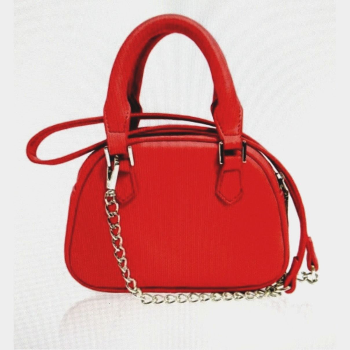 Badgley Mischka Badgley Mischka Crossbody Dome with Studs - Red Size ONE SIZE - 9 Thumbnail