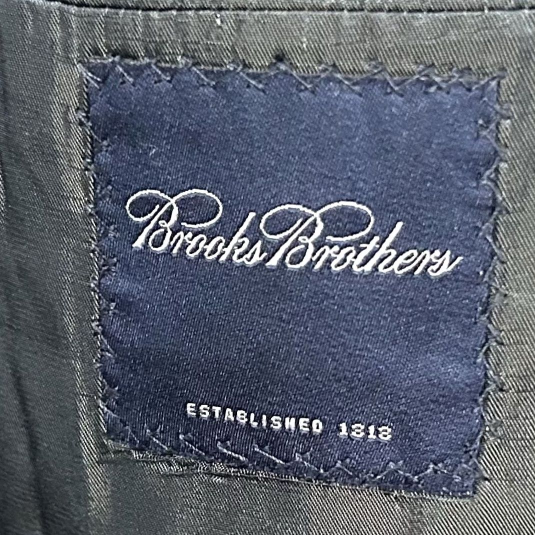 Brooks Brothers Brooks Brothers Sport Coat 42R 100% Wool Dark Gray Three Button Fully Lined Jacket/Coat Mens Regular Notch Lapel Wool Size US XS / EU 42 / 0 - 3 Thumbnail