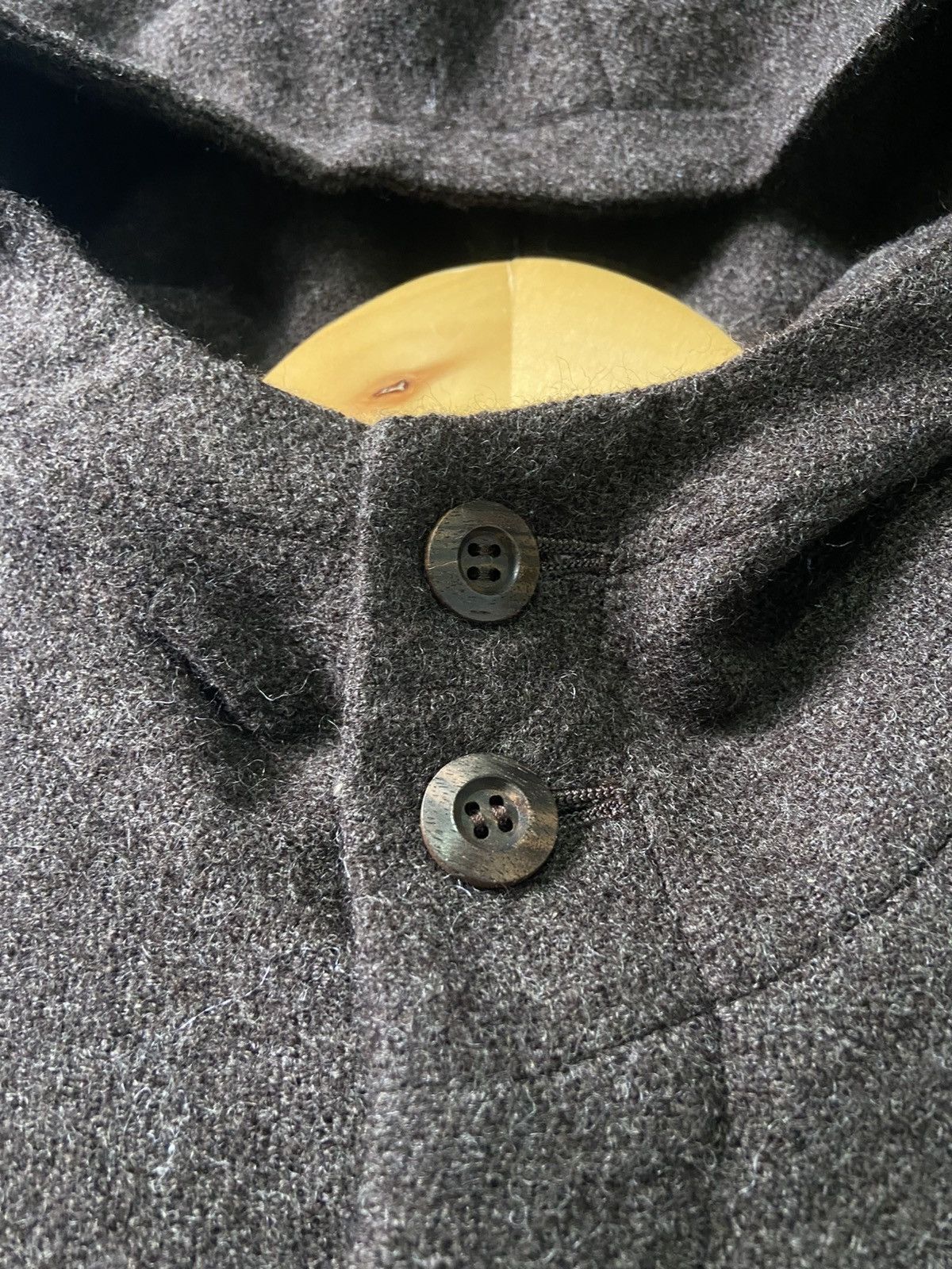 Issey Miyake 🔥🔥 Pour Deux Hoodie Wool Crop Jacket Size L / US 10 / IT 46 - 8 Thumbnail