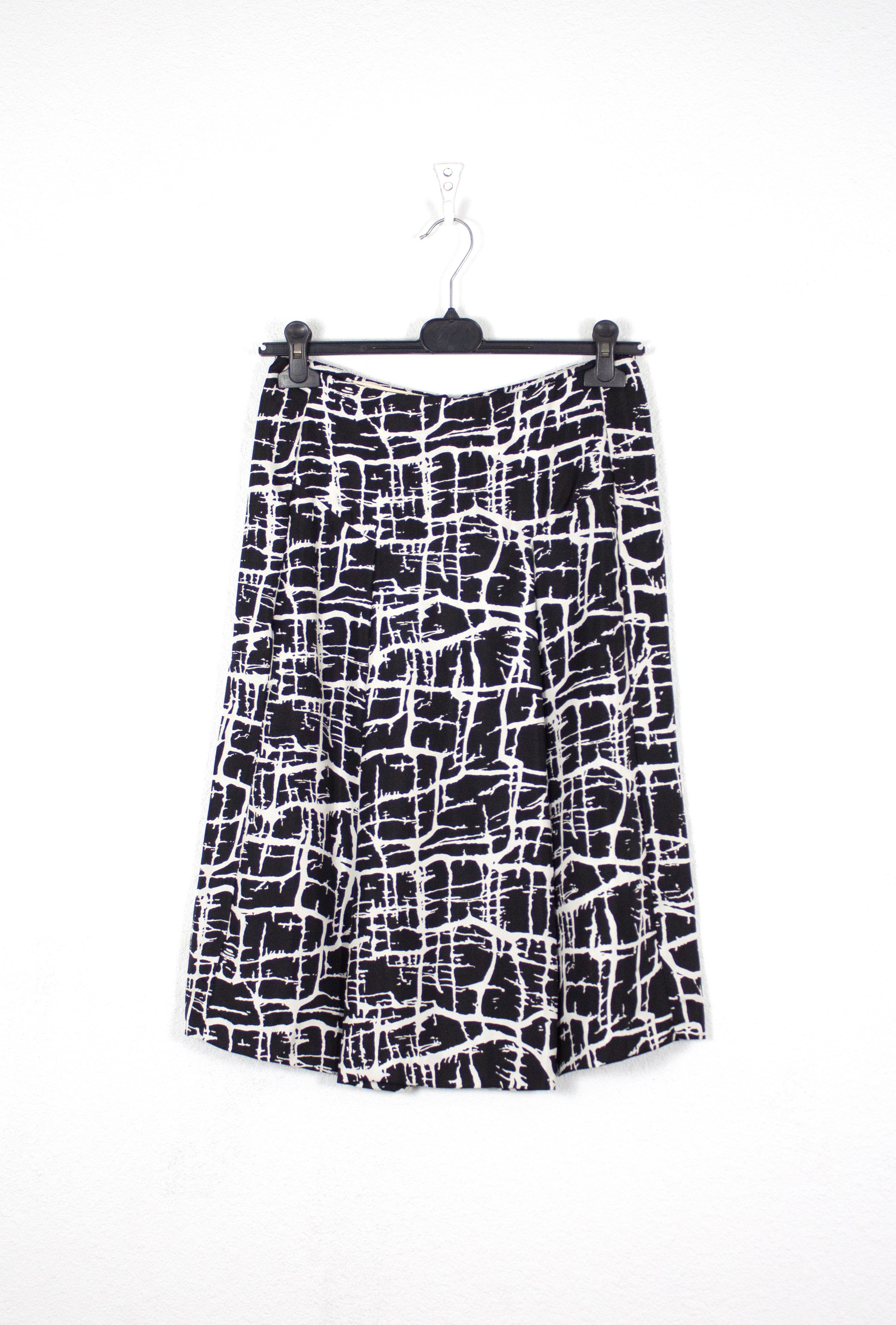Marni Marni Silk Abstract Pattern Printed Skirt Size 26" / US 2 / IT 38 - 1 Thumbnail
