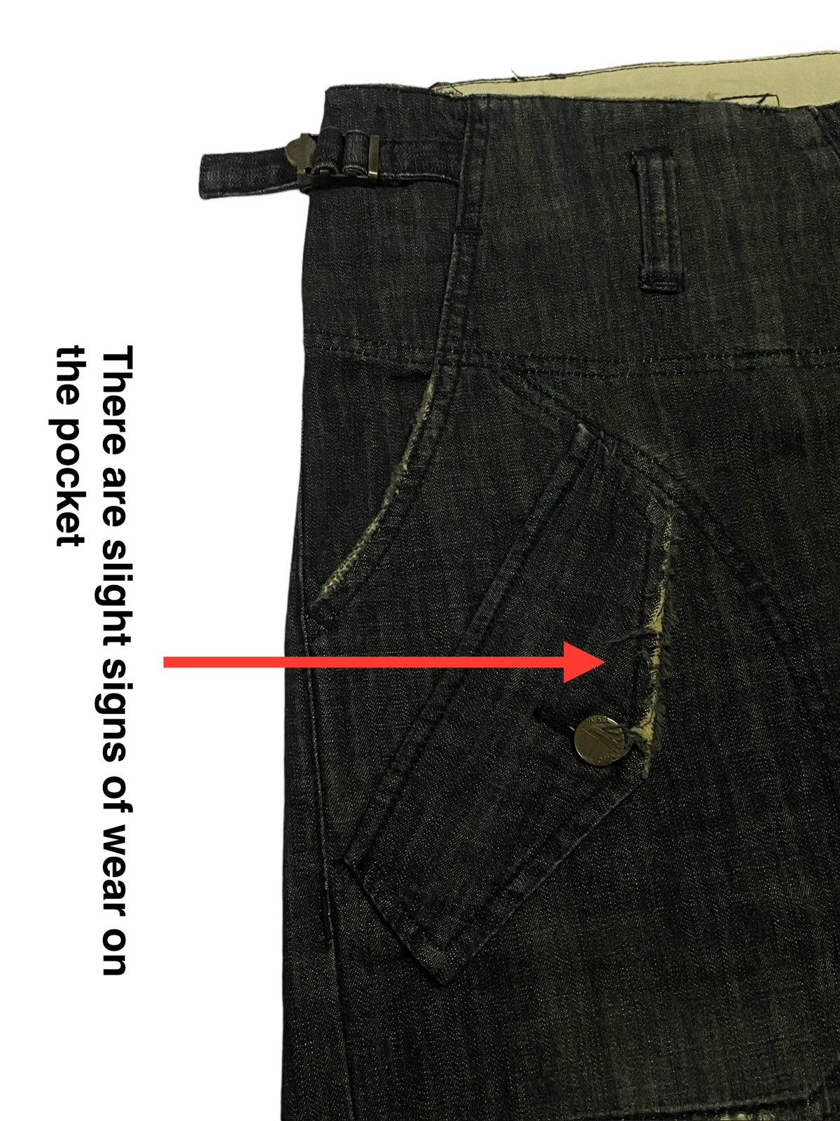 Final Home × Issey Miyake × Japanese Brand Rare🔥Final Home Denim Linen Pants Size US 34 / EU 50 - 16 Thumbnail