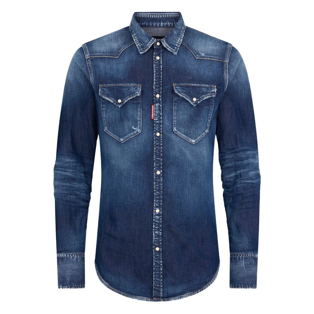 Dsquared2 Dsquared2 BLUE Shirts Size US M / EU 48-50 / 2 - 1 Thumbnail