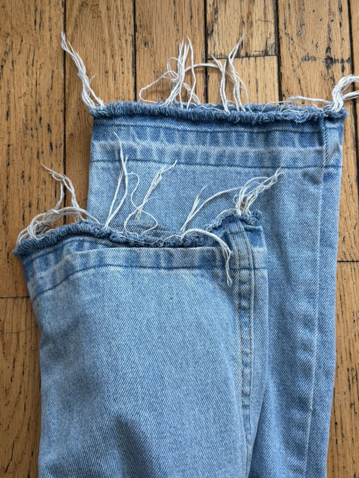 Mexican Threads Pocket Design Jeans Size US 32 / EU 48 - 8 Thumbnail